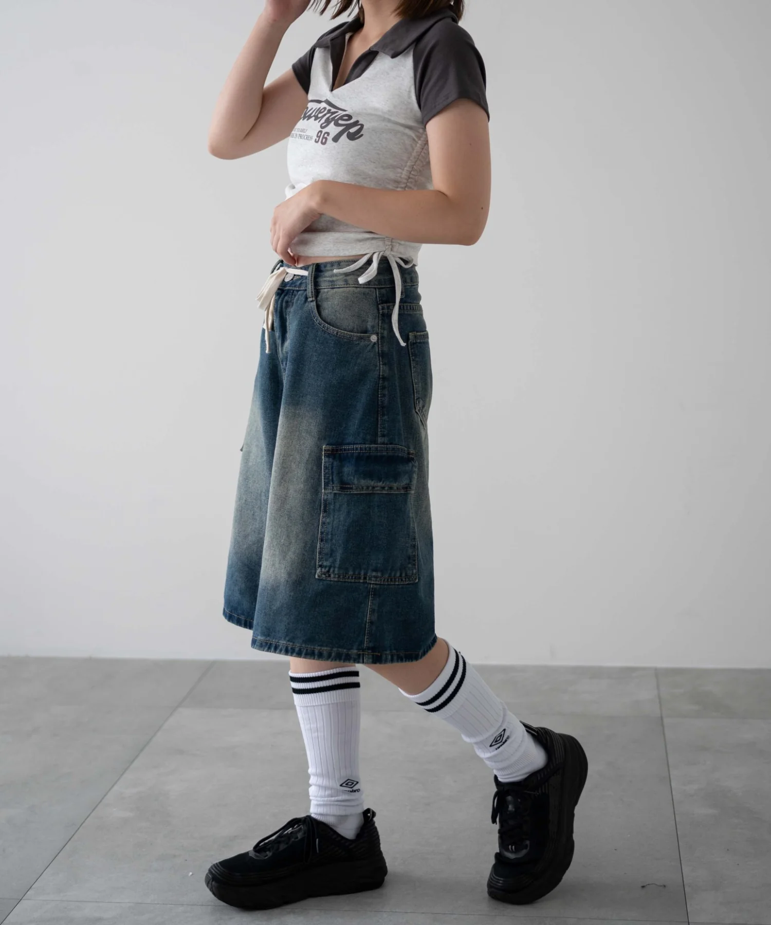 ドロストカーゴハーフパンツ - Image 11