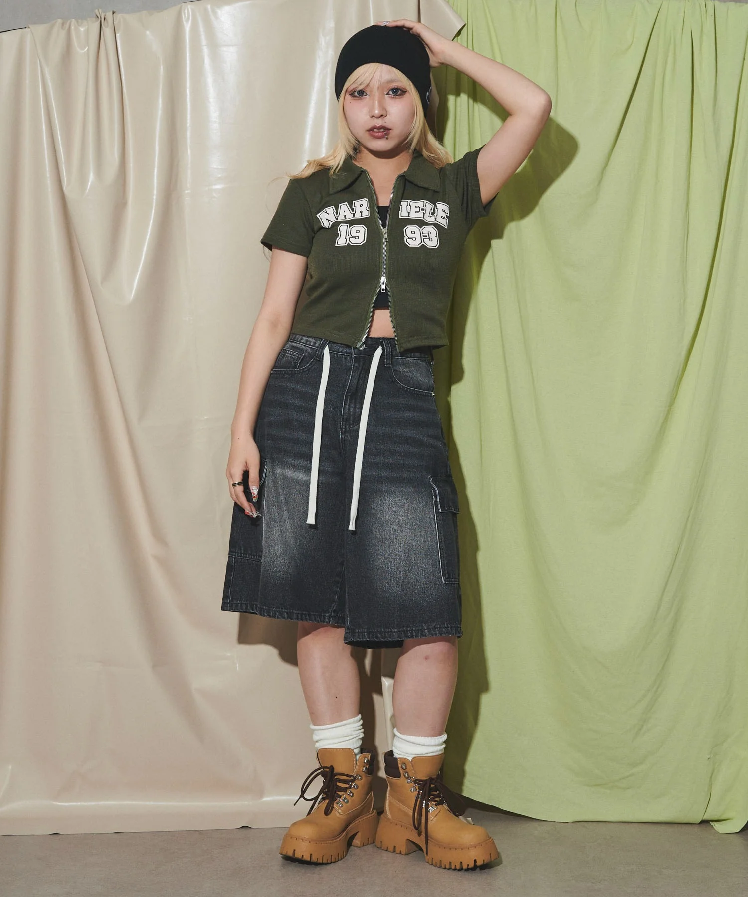 ドロストカーゴハーフパンツ - Image 6