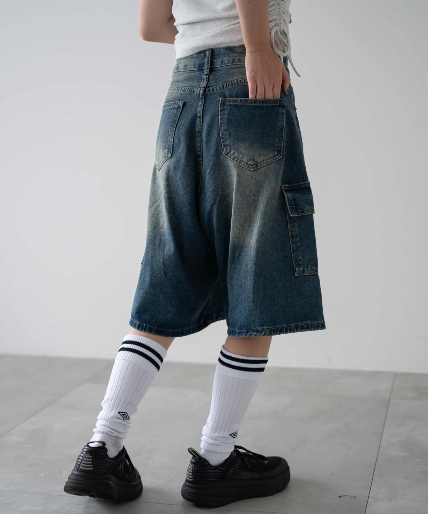 ドロストカーゴハーフパンツ - Image 9