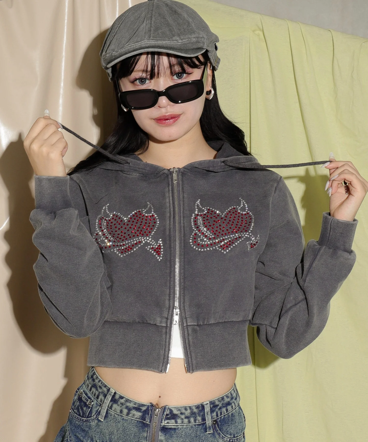 HEARTDEVILピグメントパーカー - Image 9