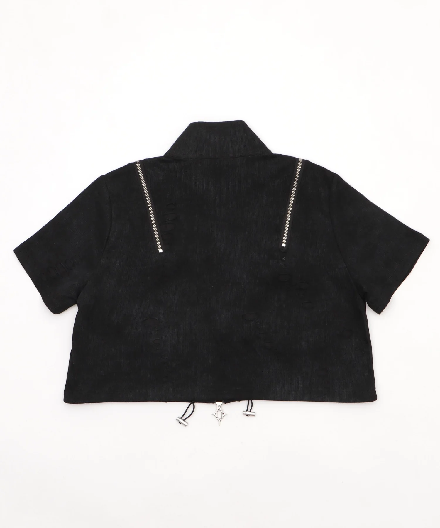 クロップドショルダーZIPトップ - Image 10