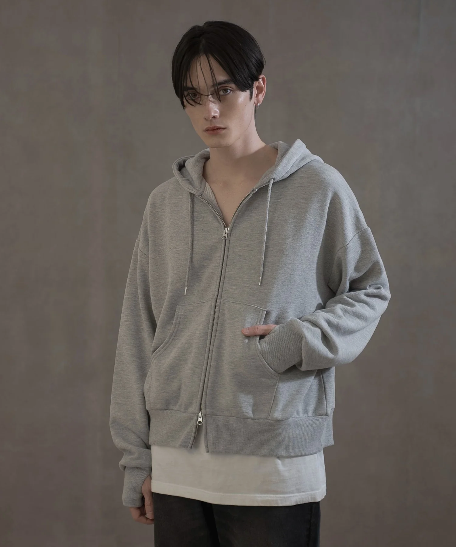 ショートダブルZIPパーカー - Image 10