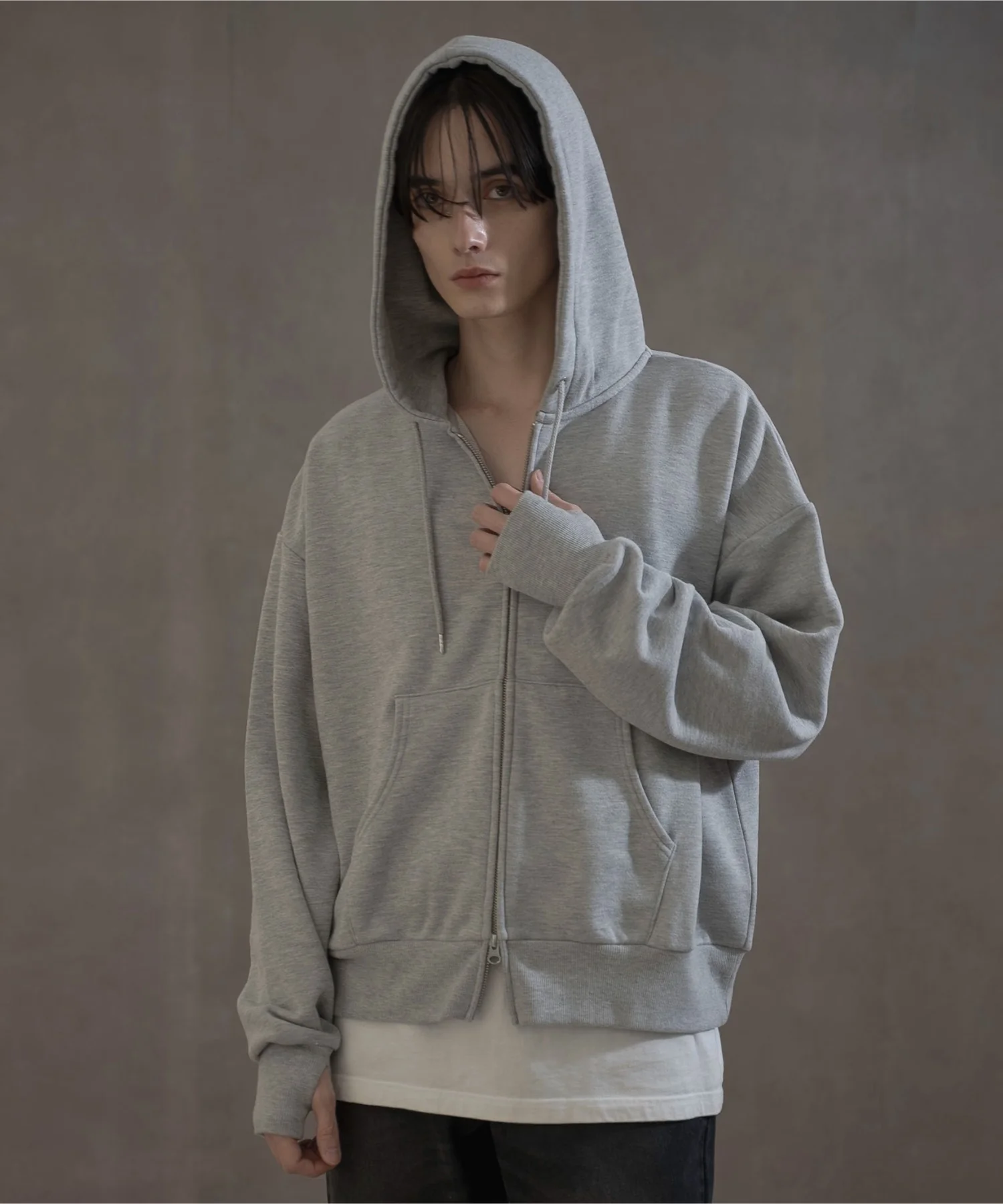 ショートダブルZIPパーカー - Image 12