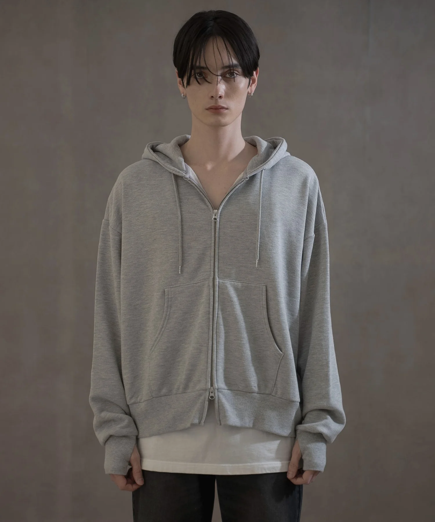 ショートダブルZIPパーカー - Image 9