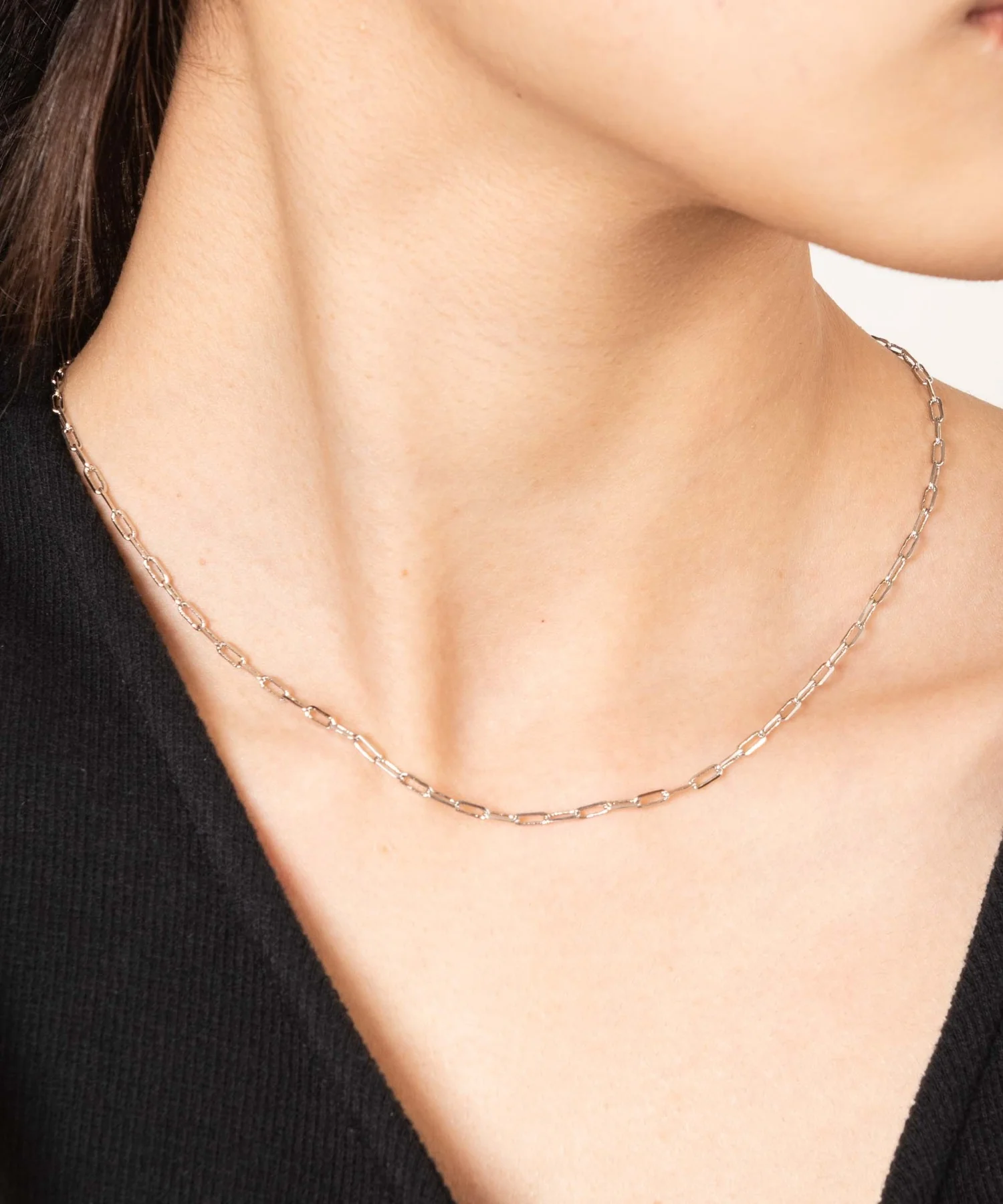シンプルチェーンネックレス - Image 11