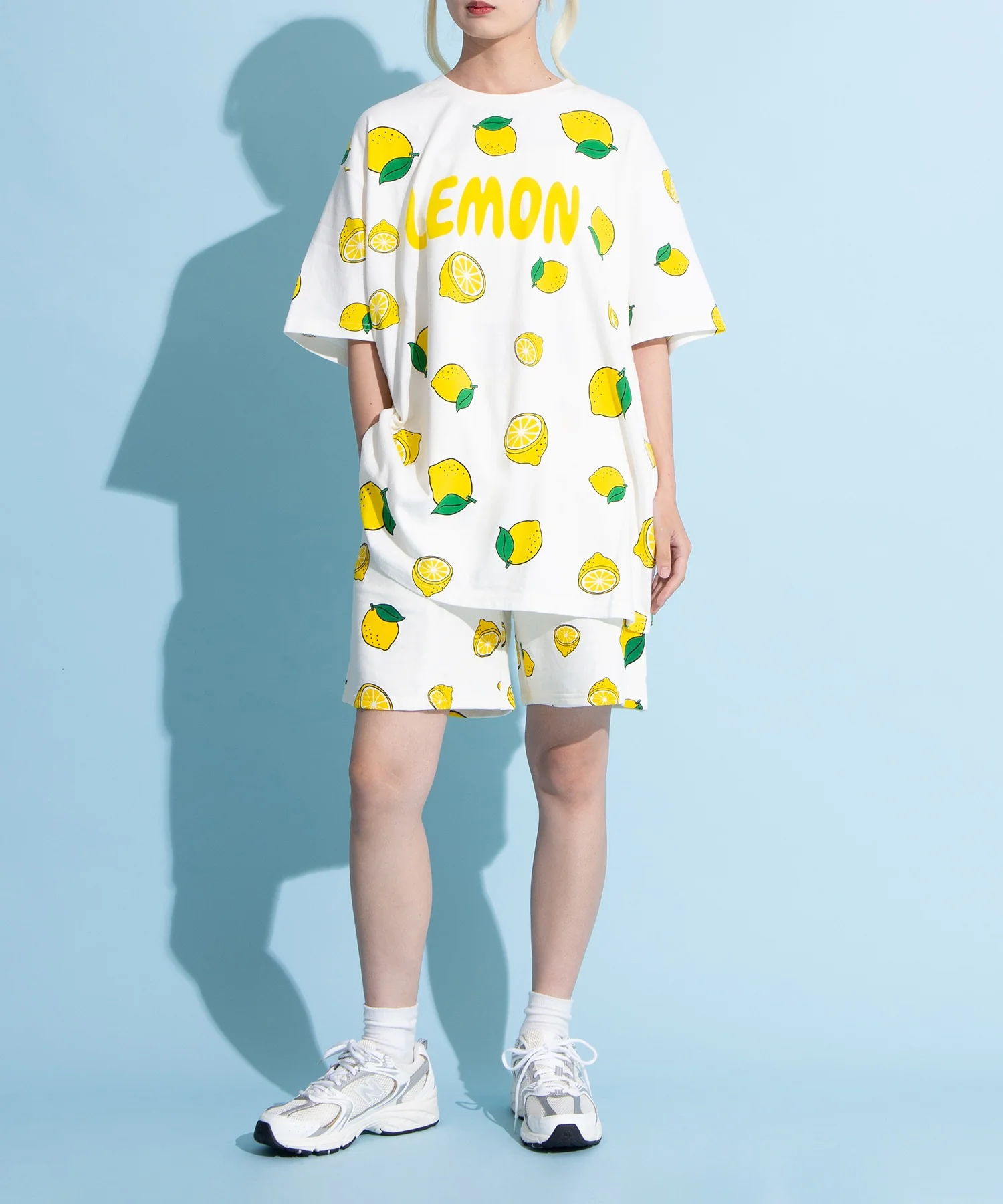 フード総柄Tシャツ - Image 5
