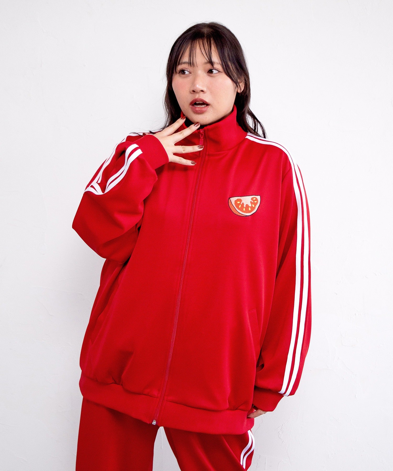 フードジャージトップ - Image 5