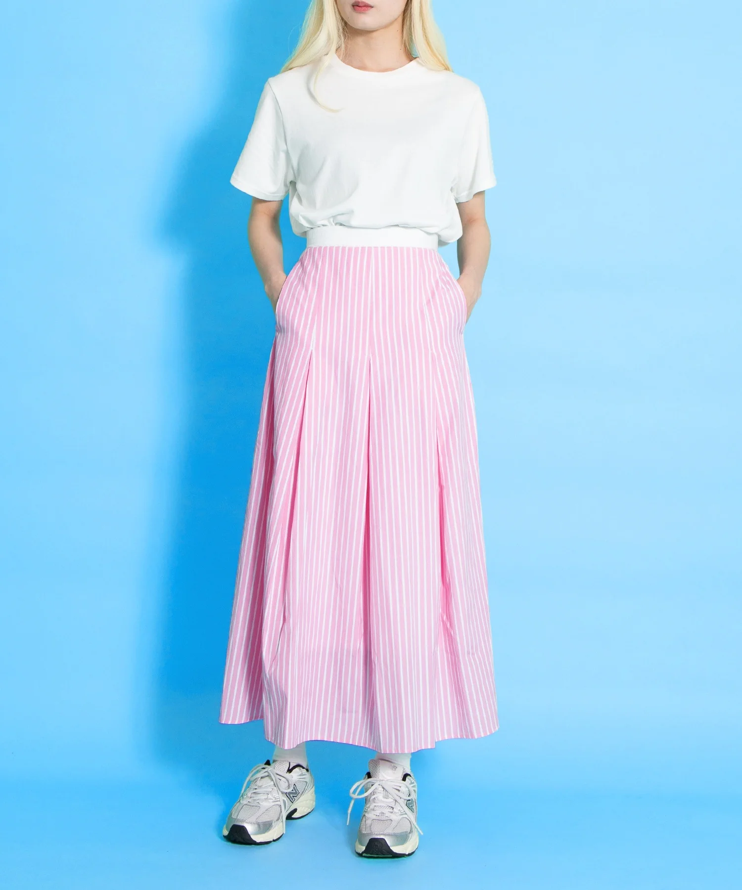 スリーブロゴ刺繍Tシャツ - Image 7