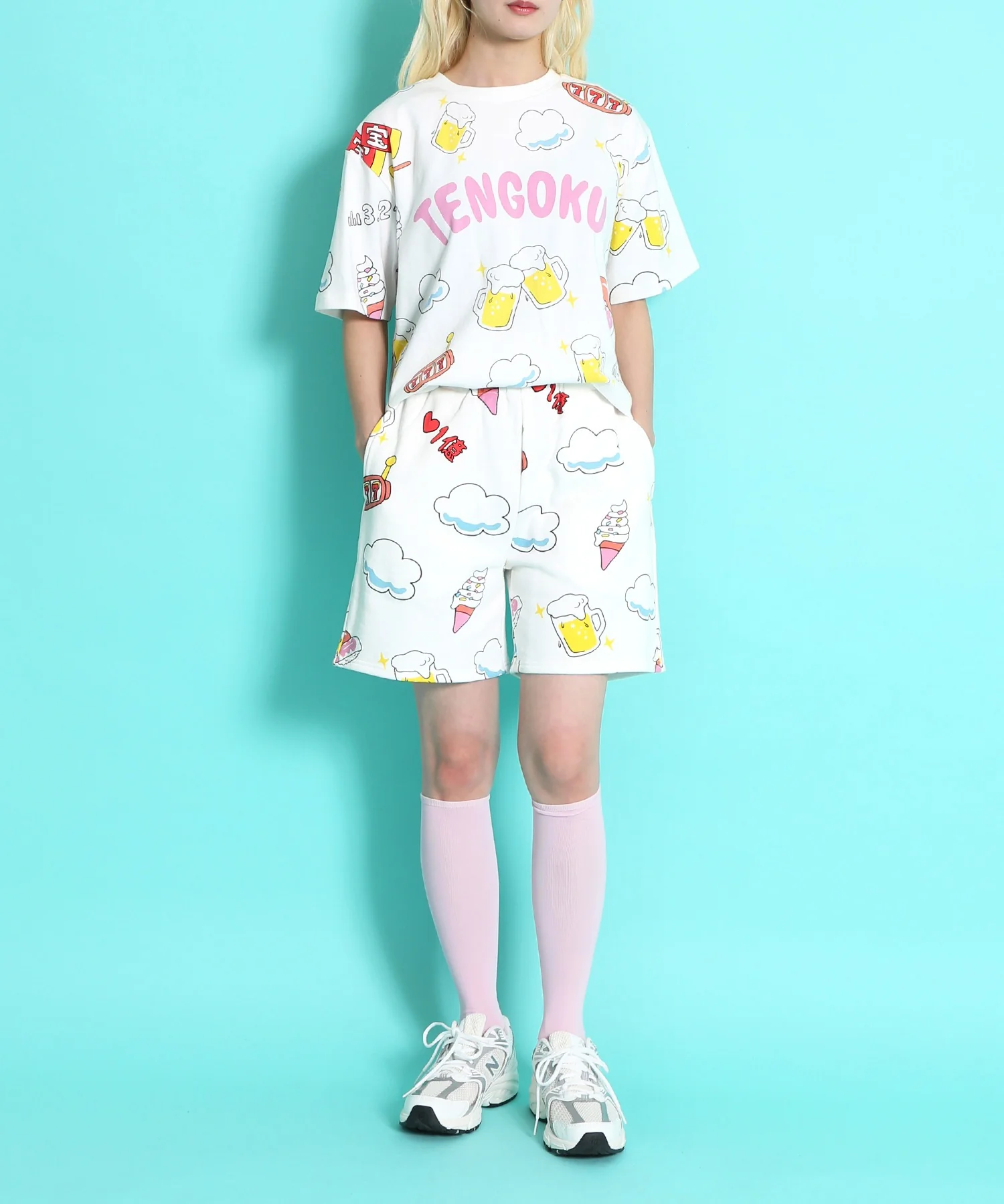 天国と地獄総柄Tシャツ - Image 11