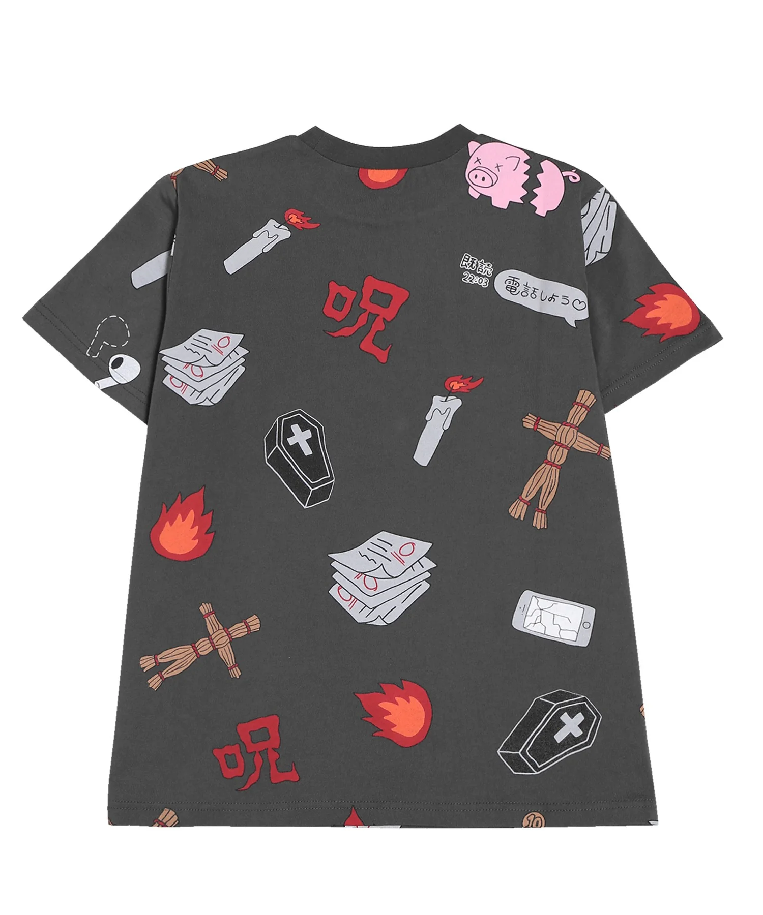 天国と地獄総柄Tシャツ - Image 20