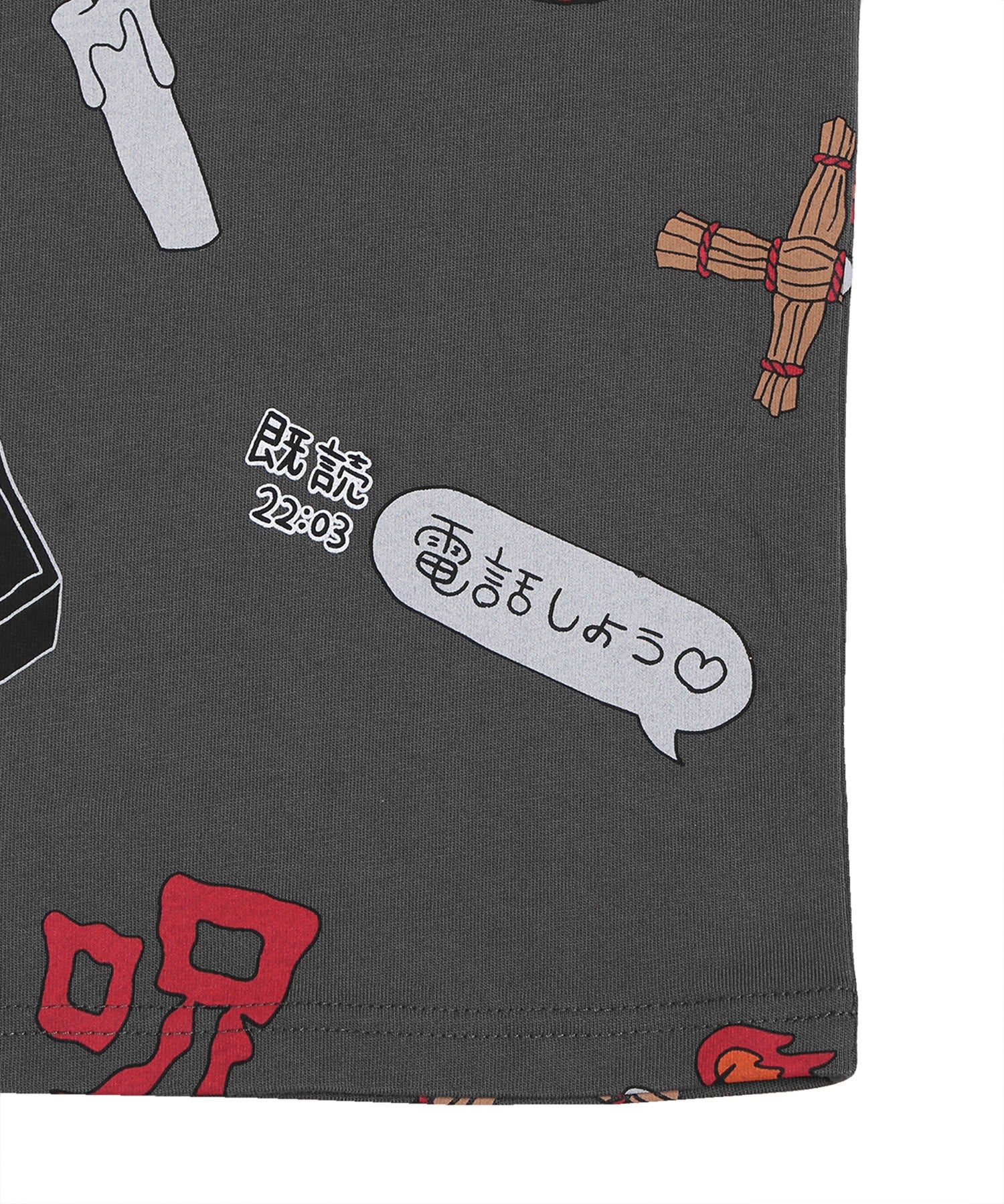 天国と地獄総柄Tシャツ - Image 23
