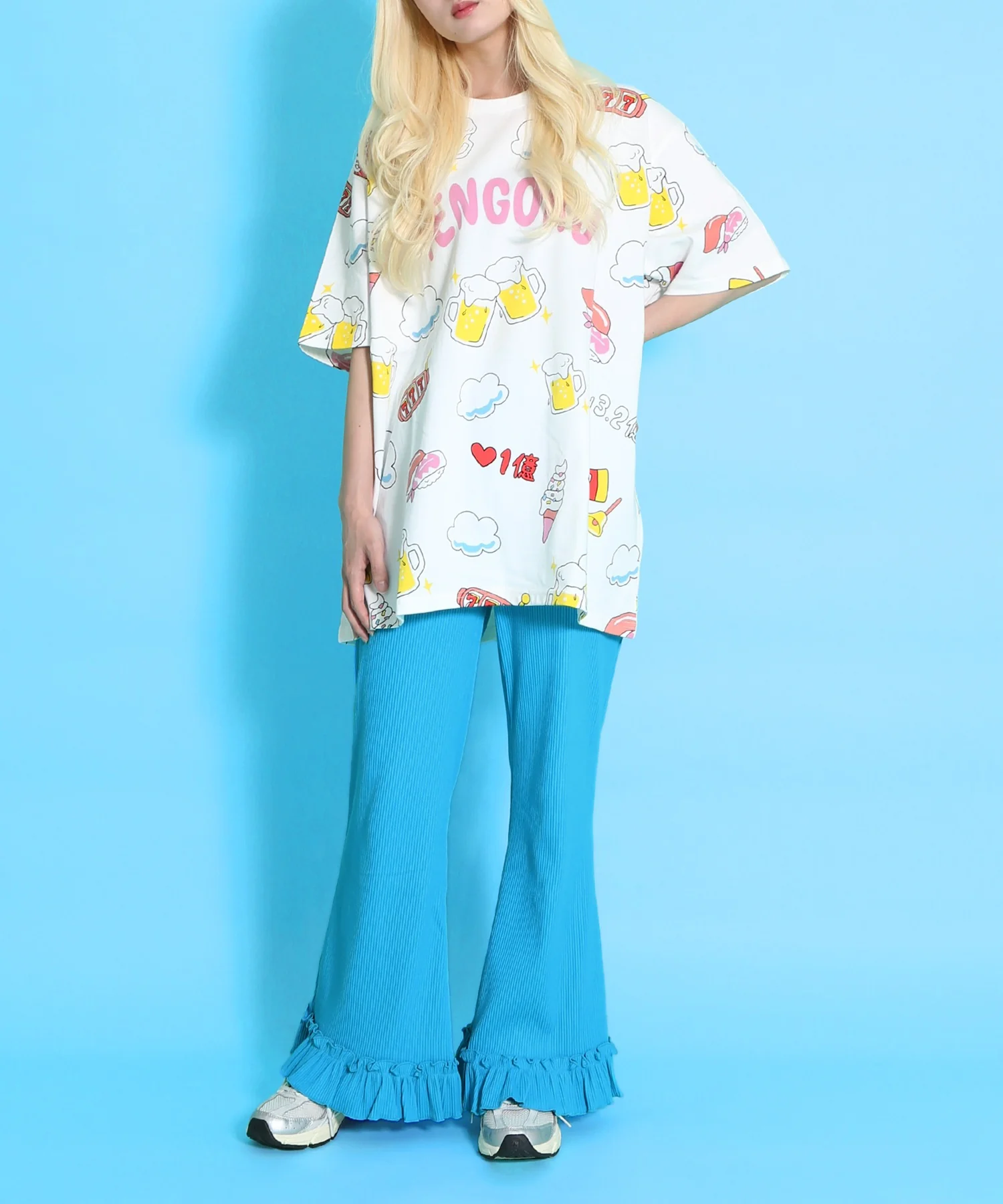 天国と地獄総柄Tシャツ - Image 7