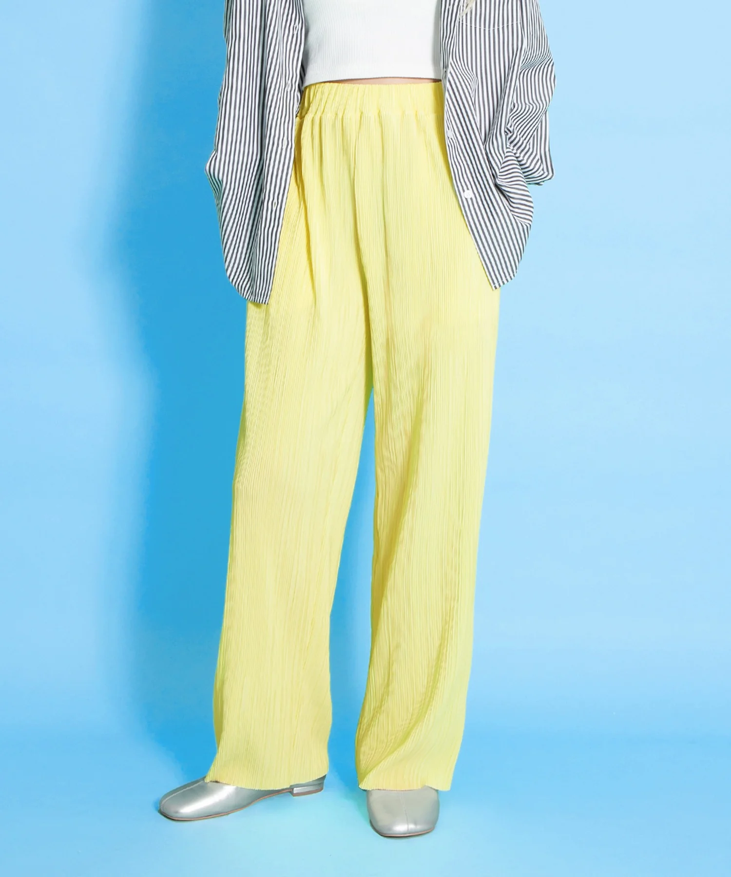 セルフカットプリーツパンツ - Image 4
