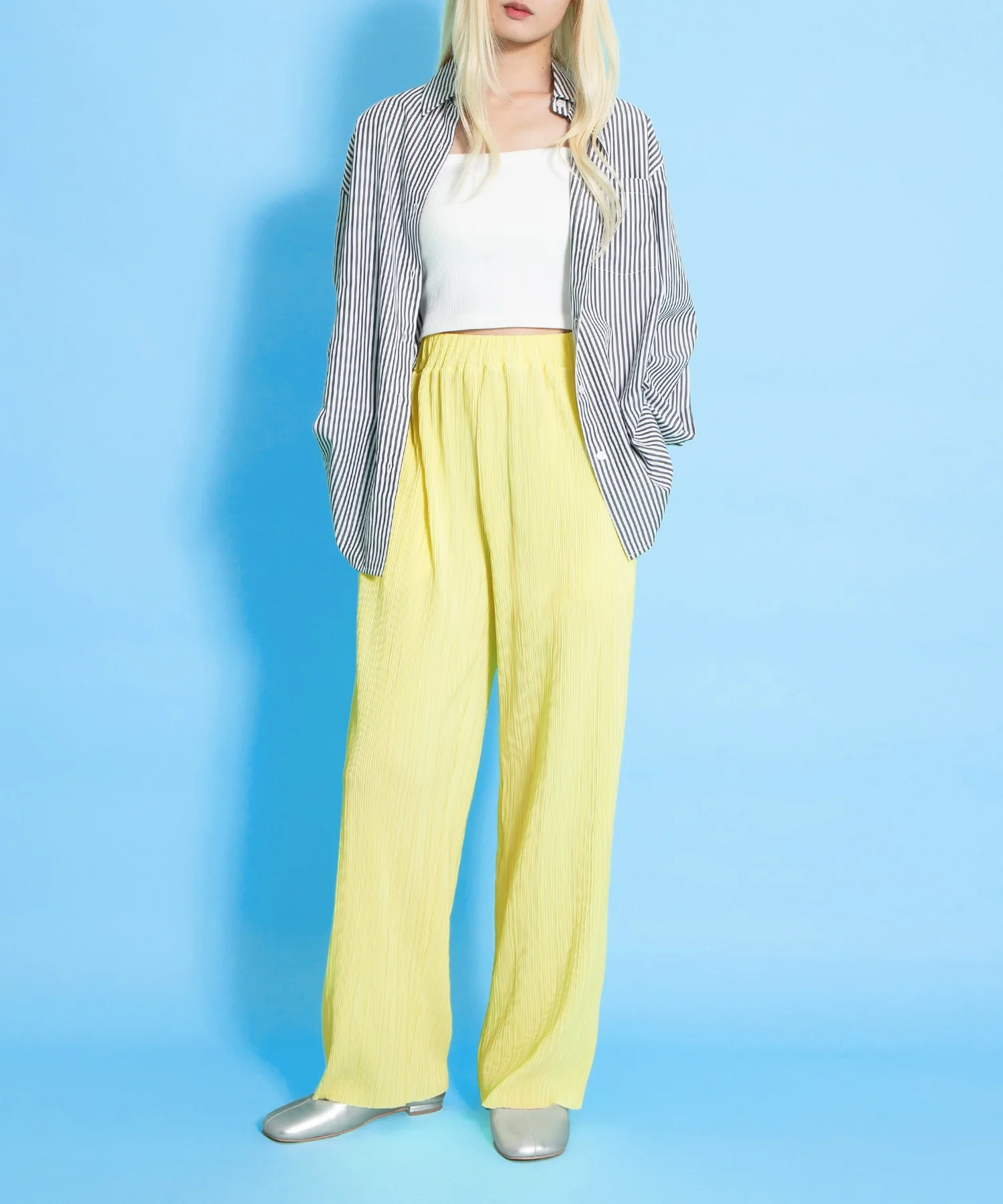 セルフカットプリーツパンツ - Image 8