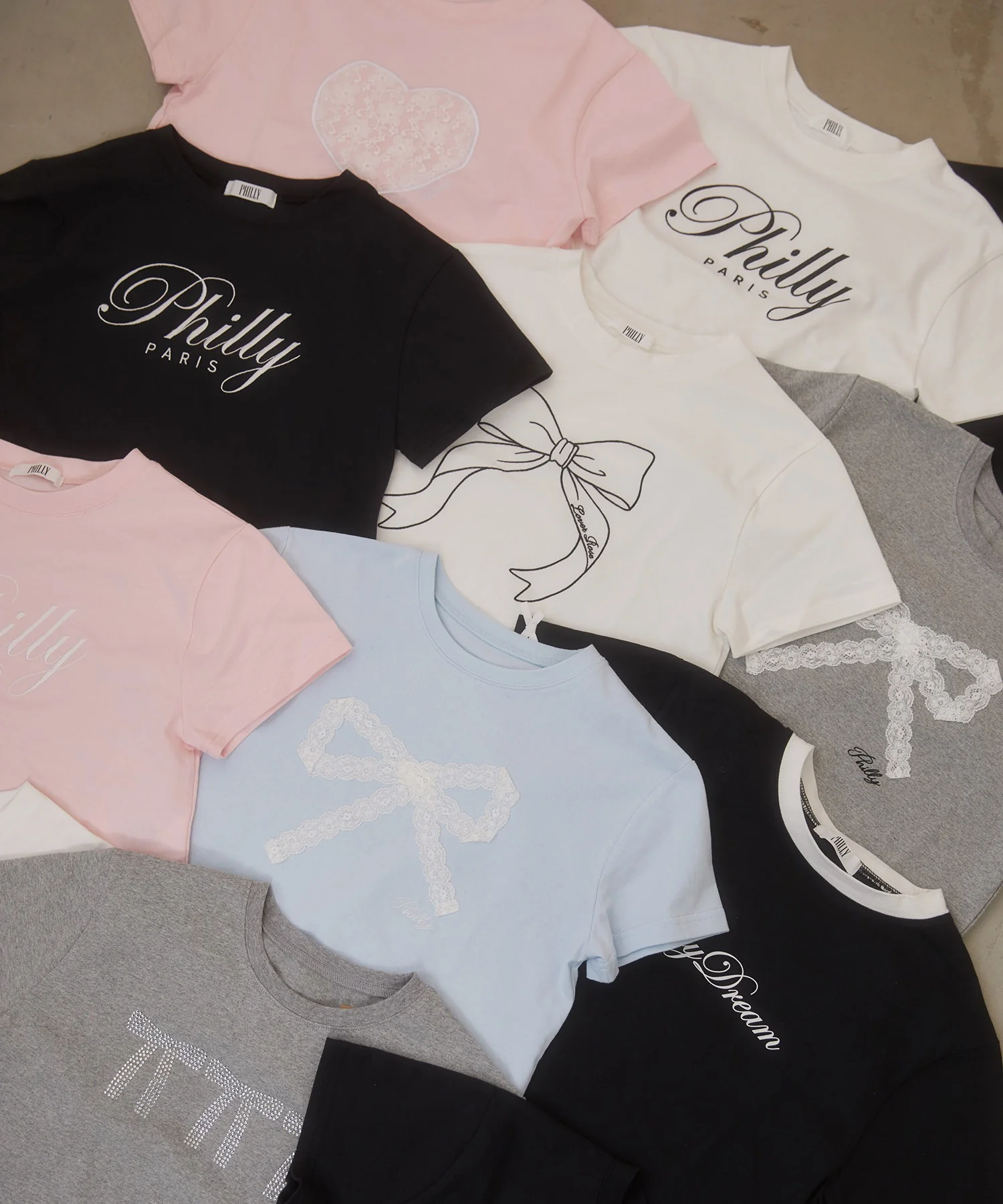 ビジューリボンTシャツ - Image 17