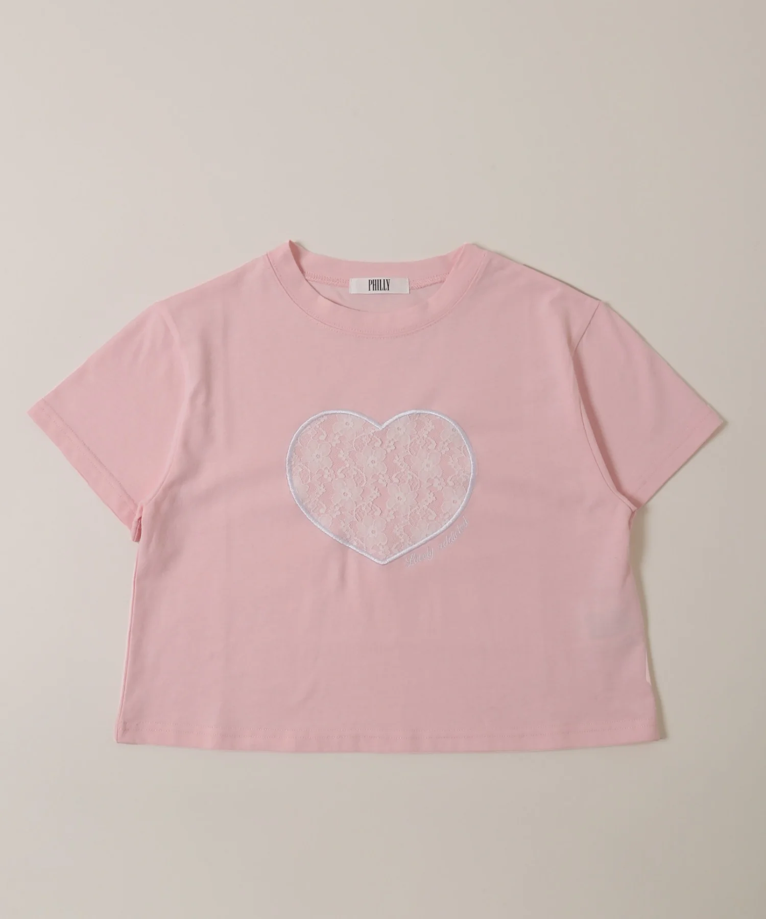 ハートレースワッペンTシャツ - Image 19