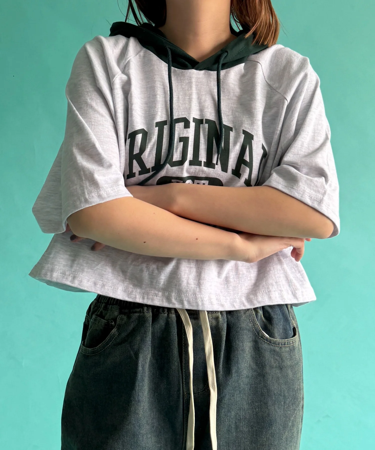 フーデッドバイカラーT - Image 9
