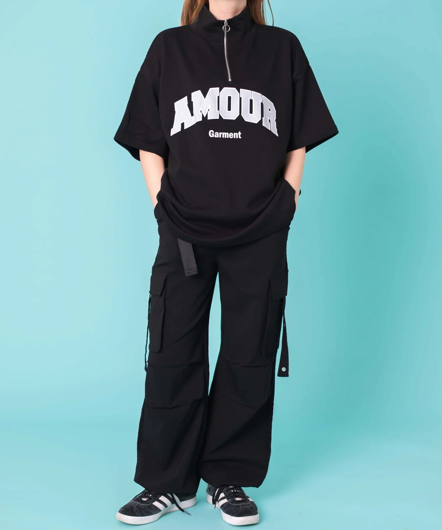 AMOURハーフジップT - Image 4