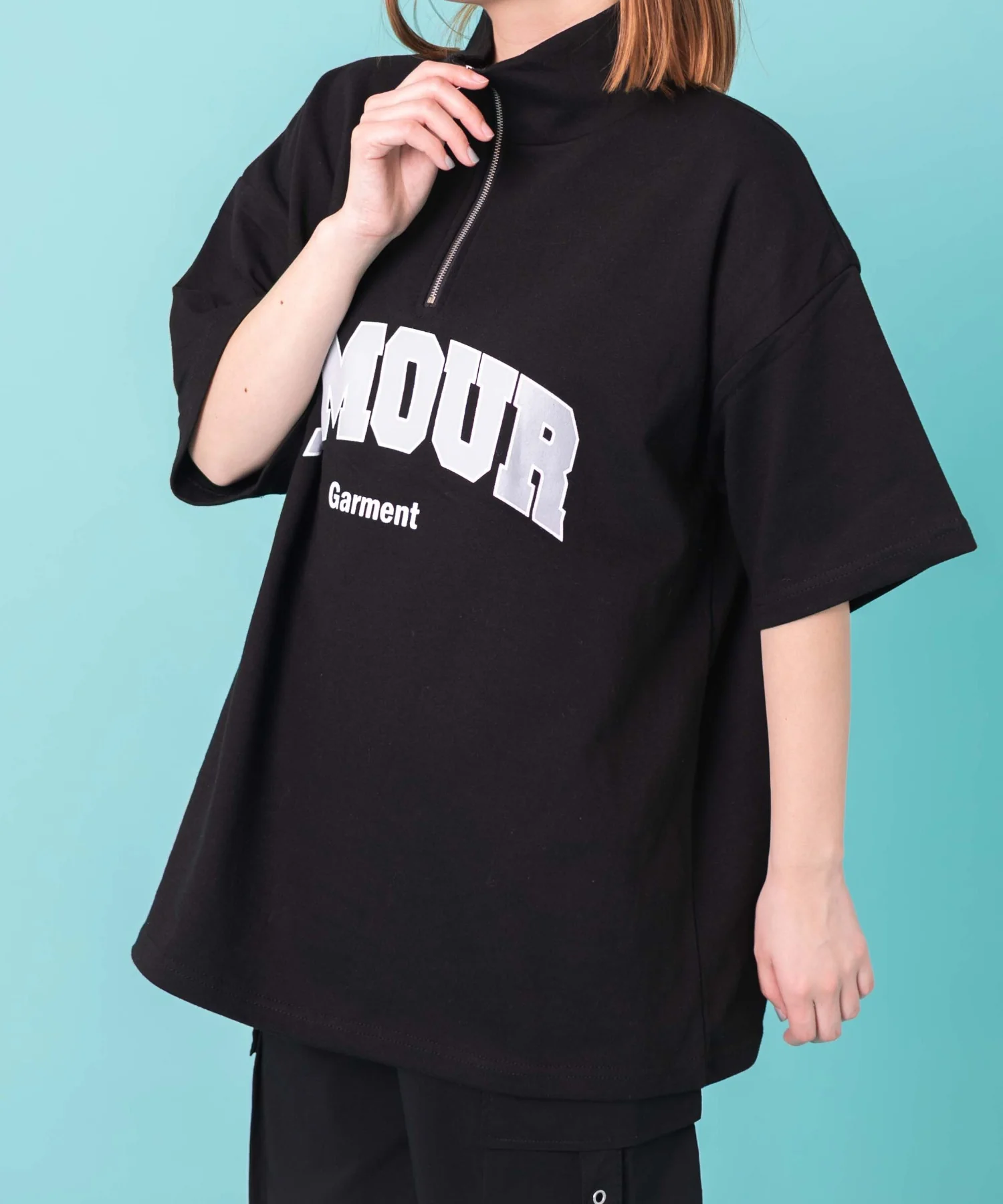 AMOURハーフジップT - Image 9