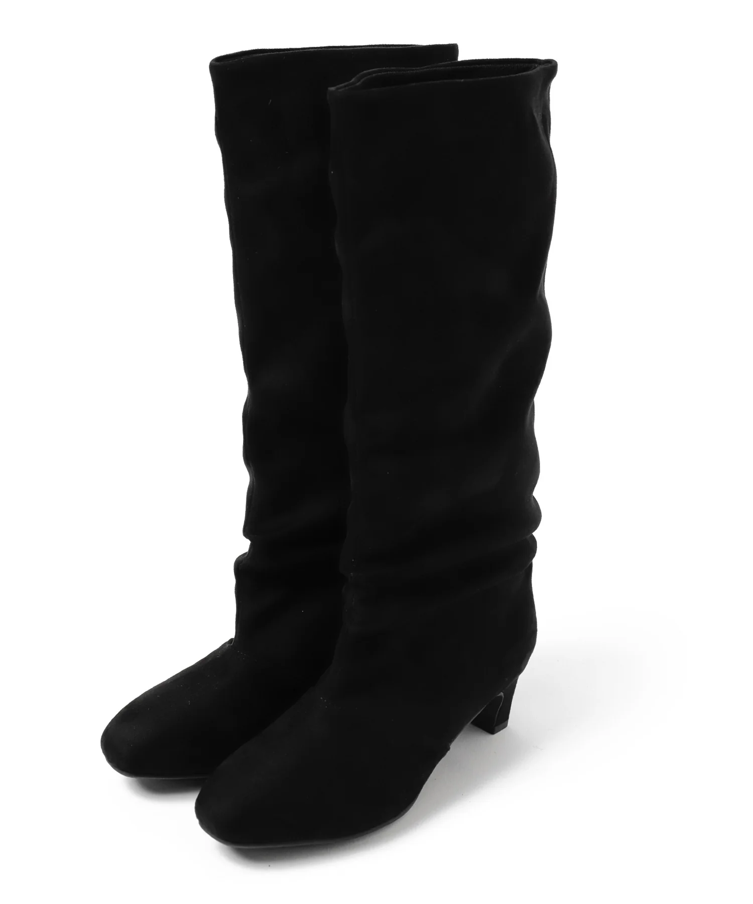 シャーリングポインテッドロングブーツ - Image 10