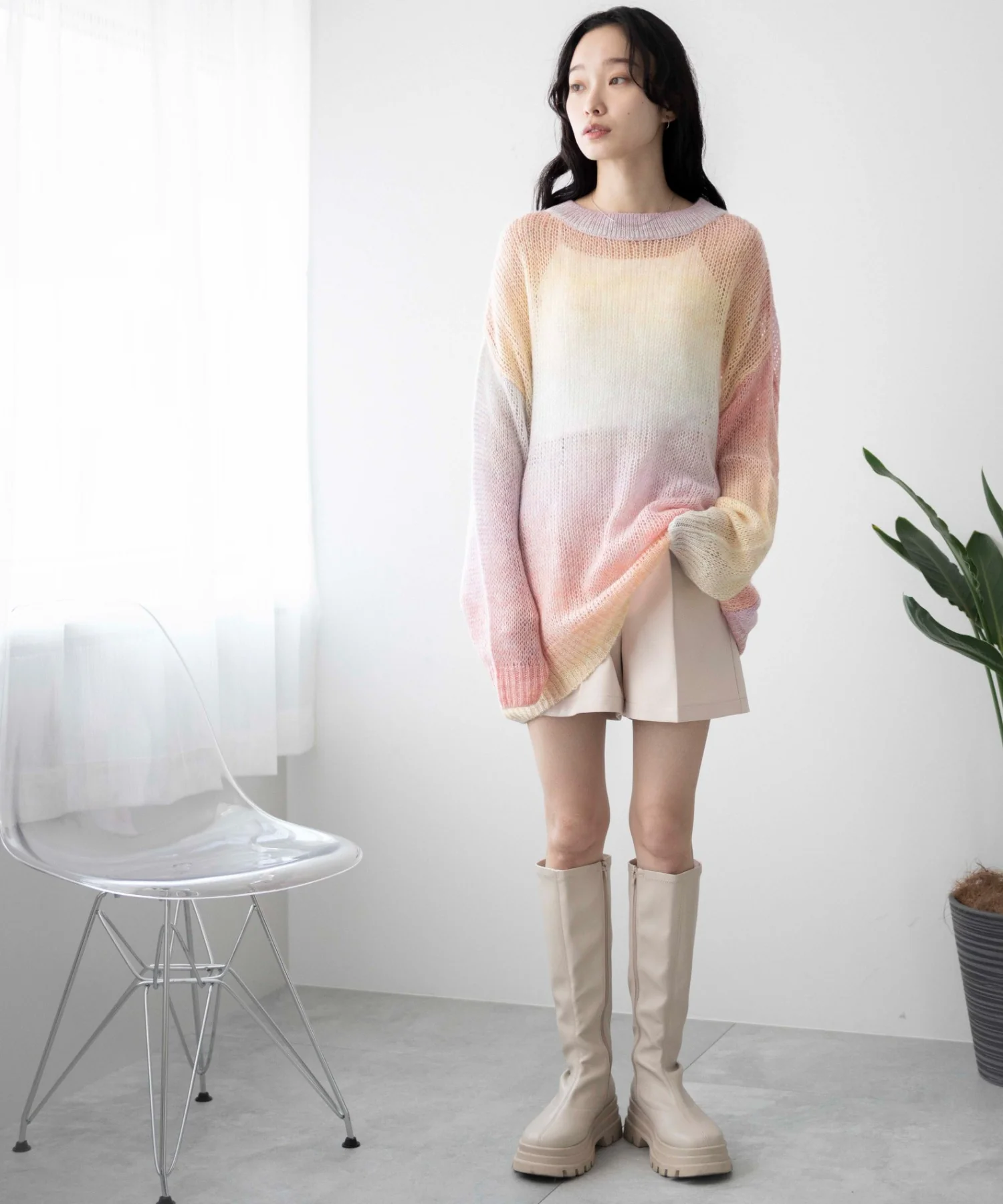 グラデーションメッシュニット - Image 4