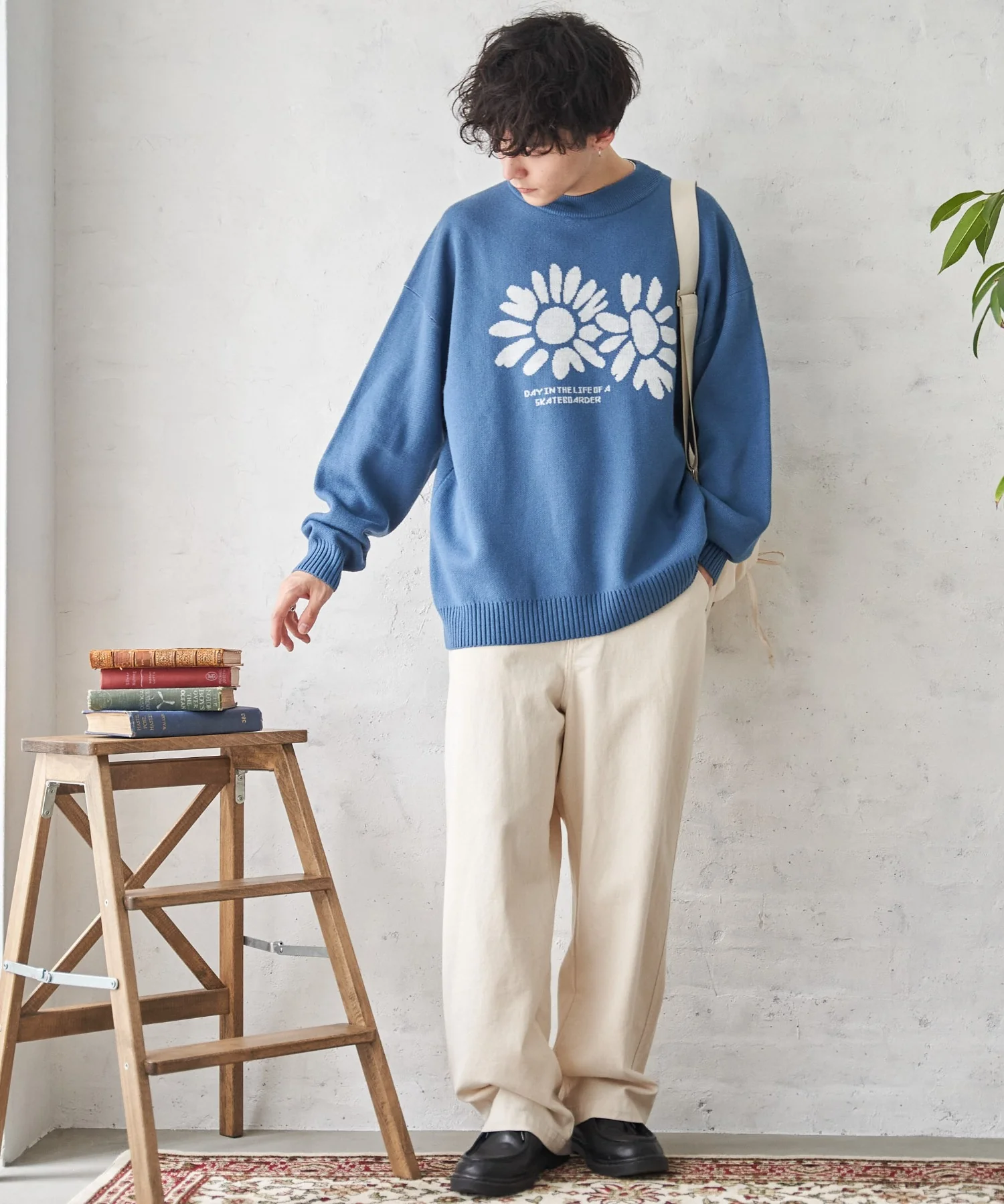 オーバーフィットジャガードプルオーバー - Image 19