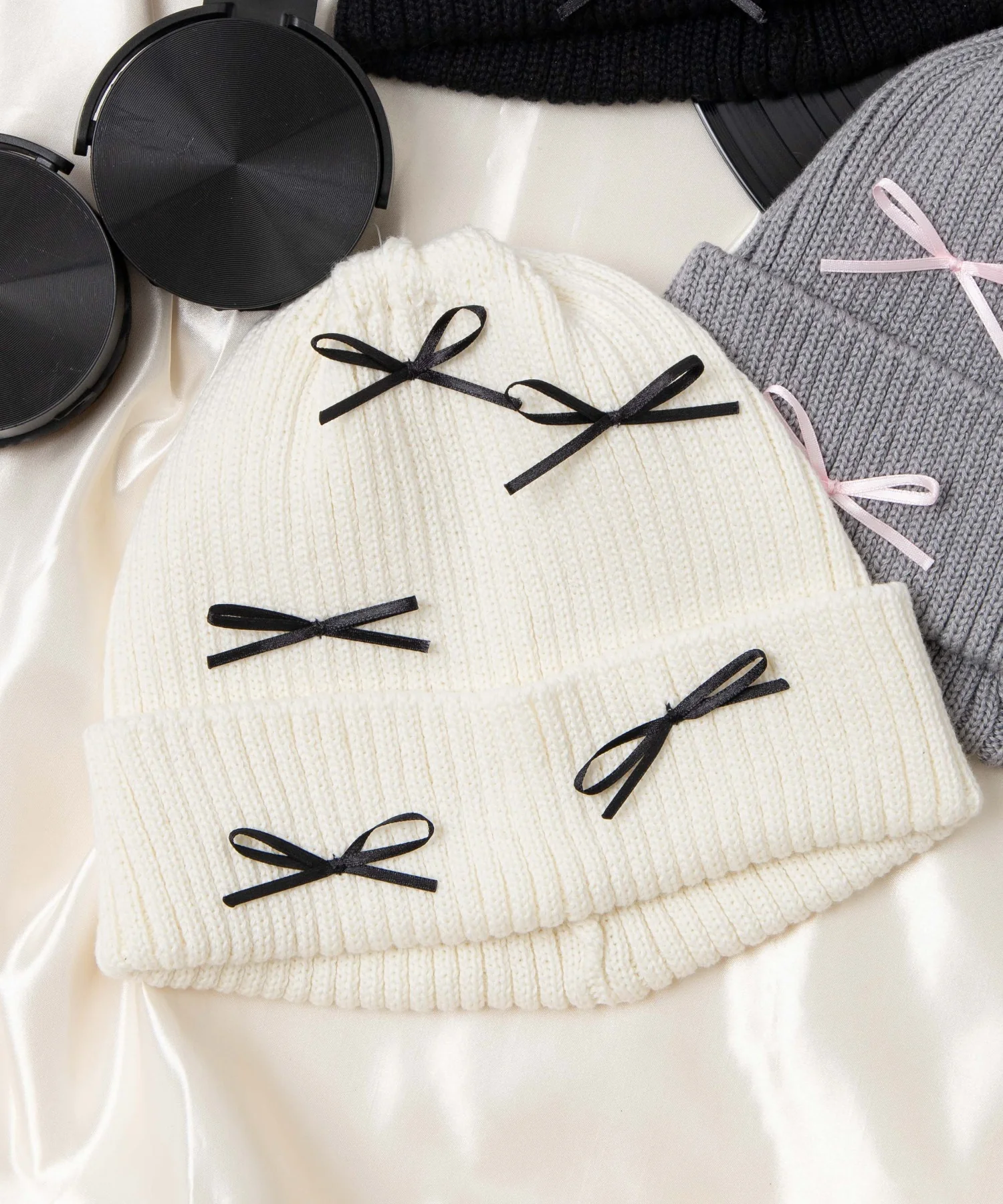 ribbon　knit　cap - Image 17