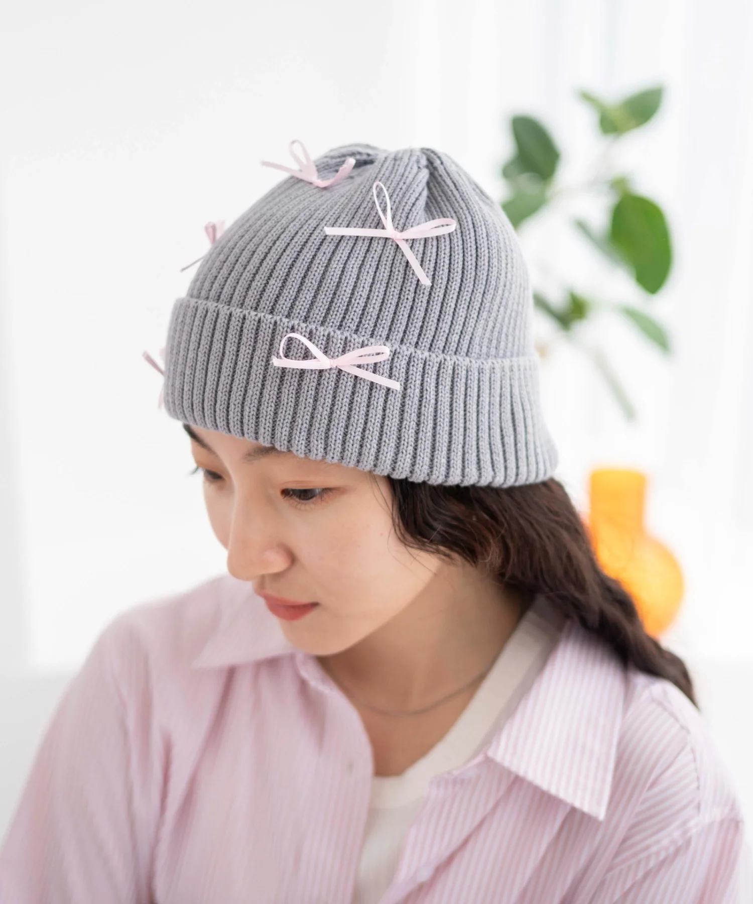 ribbon　knit　cap - Image 7