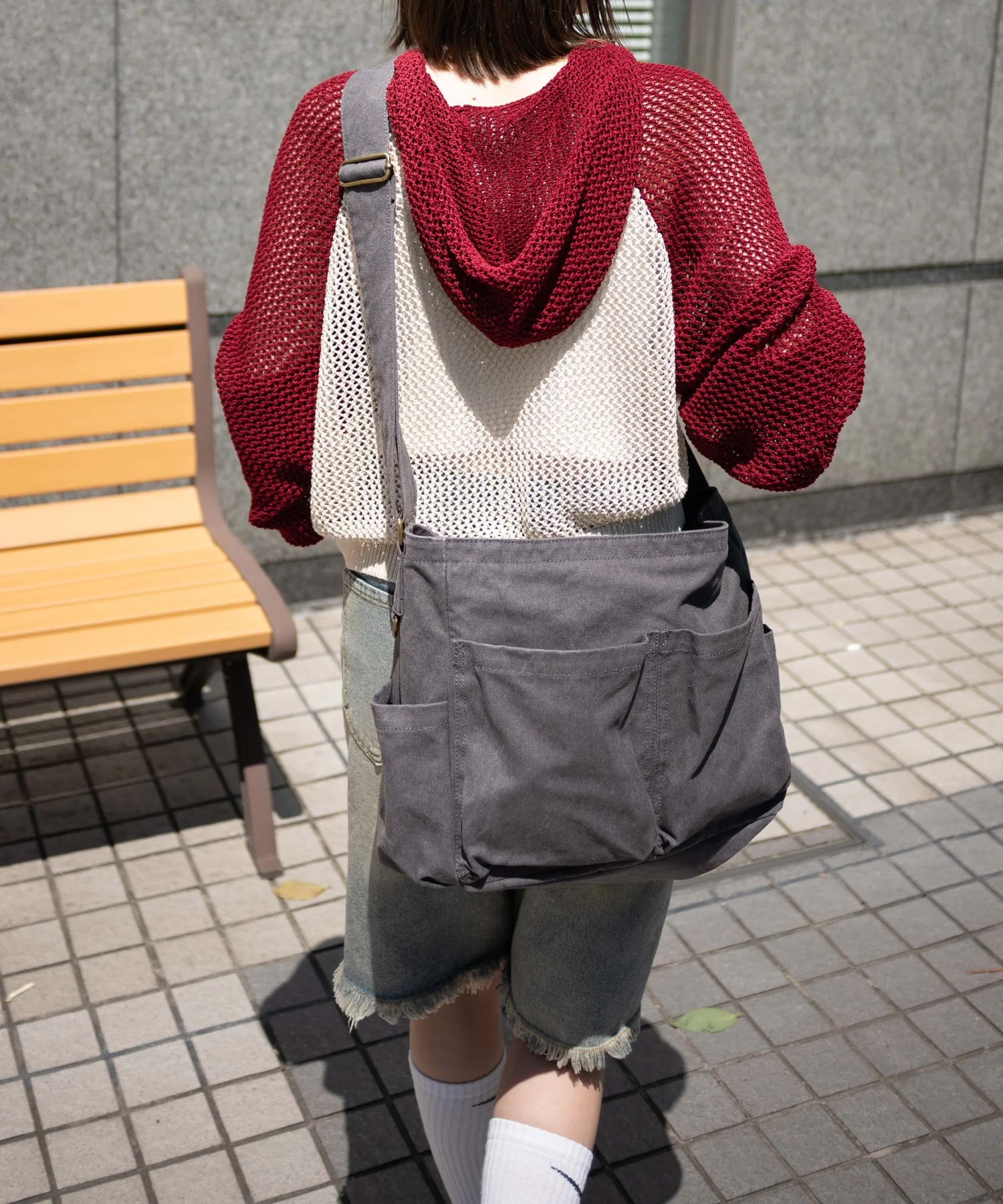 立体ポケットキャンバスショルダー - Image 7