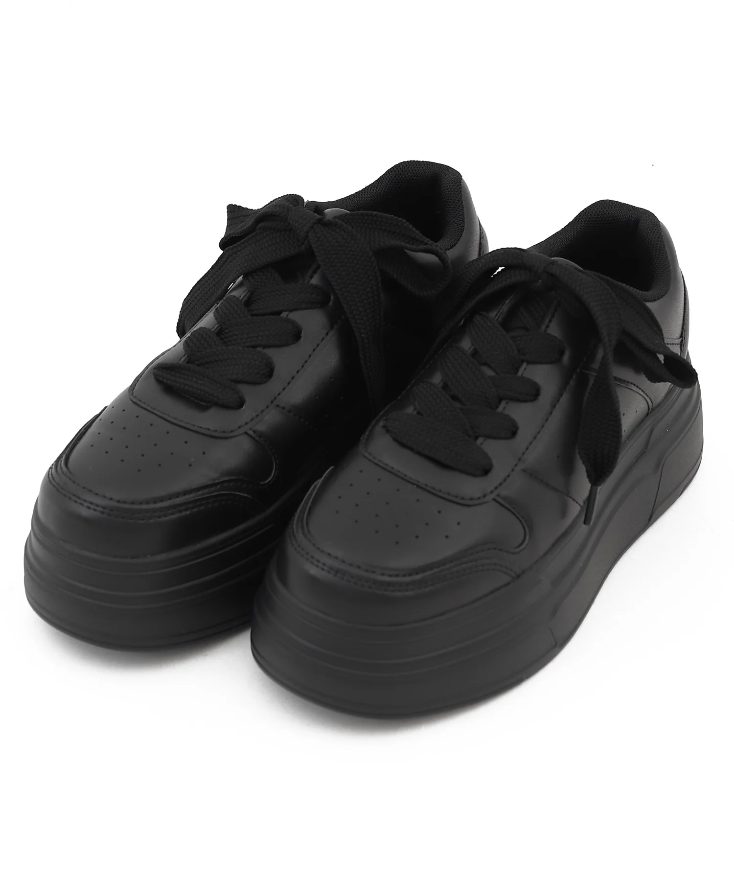 ボリュームレースアップ厚底スニーカー - Image 34