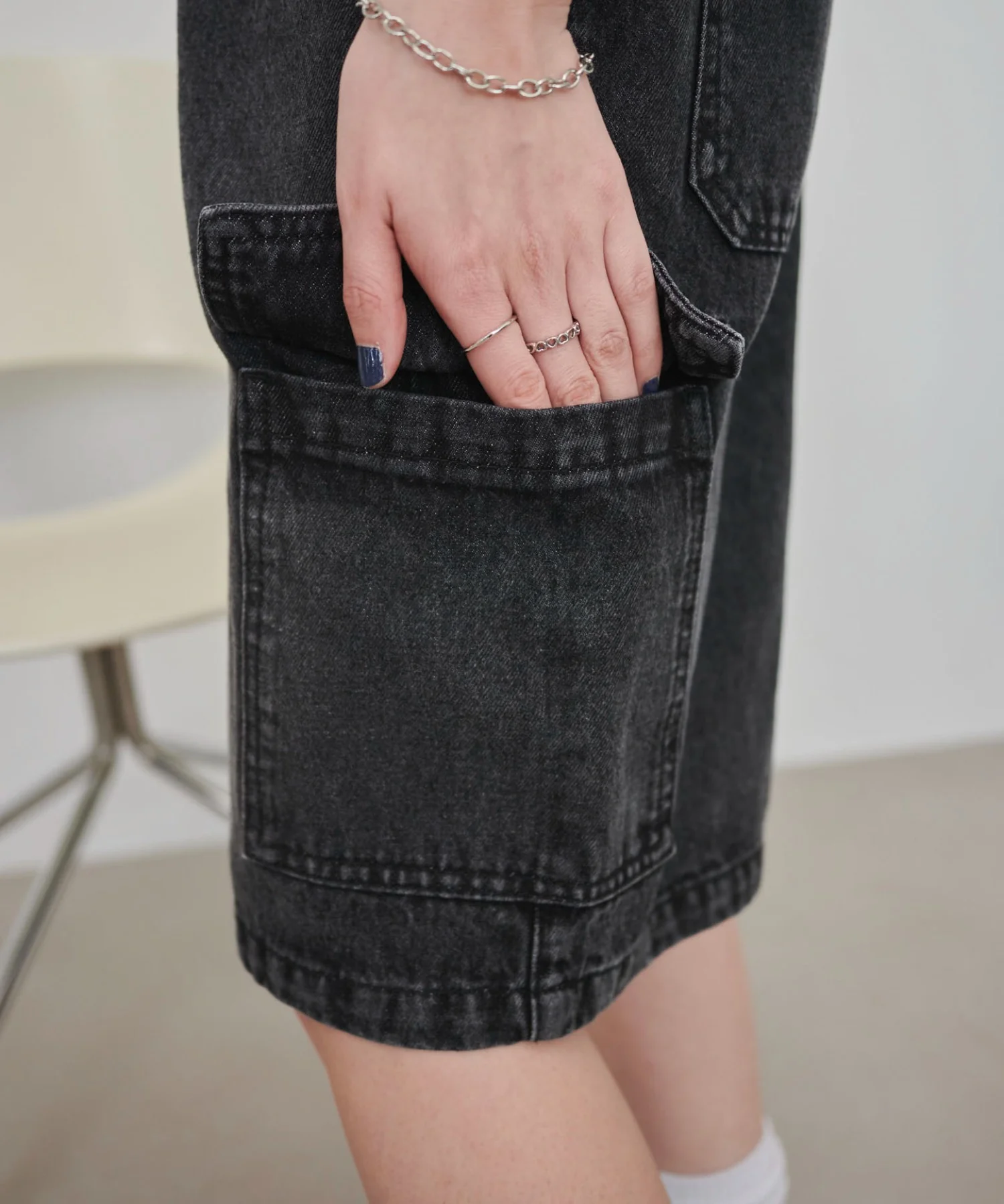 ヴィンテージウォッシュカーゴハーフパンツ - Image 15
