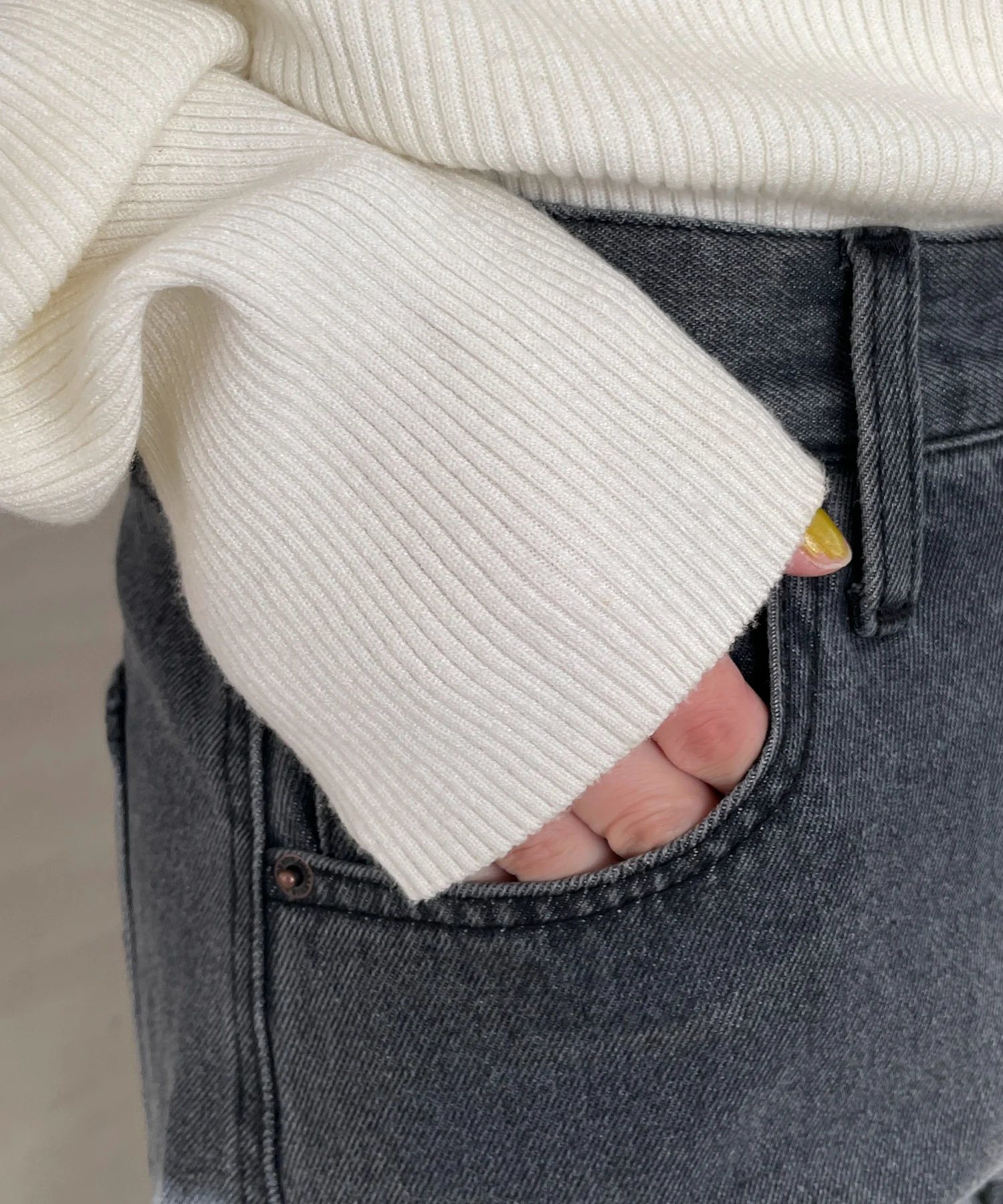 スプレーペイントストレートデニムパンツ - Image 6