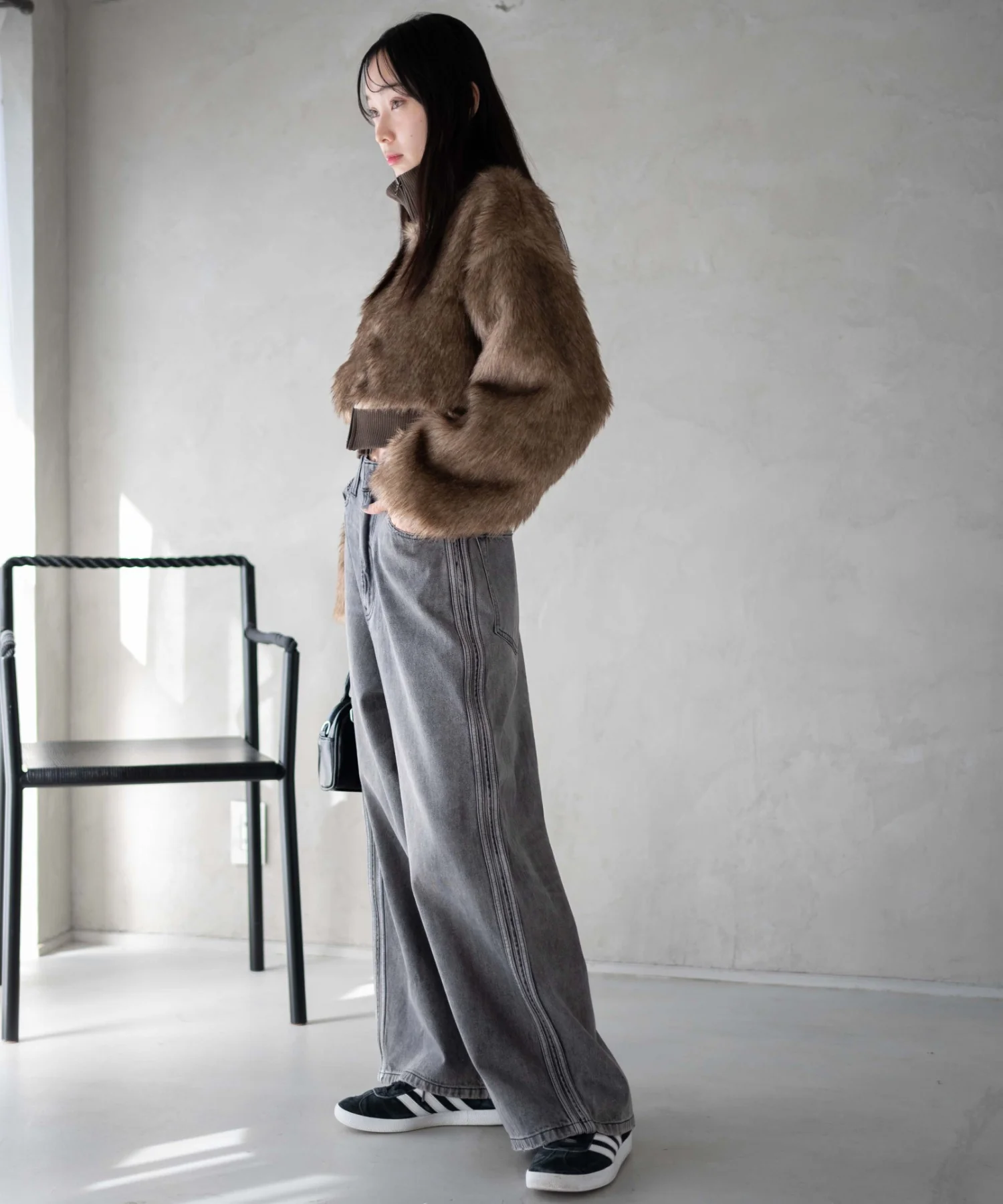 サイドラインワイドデニムパンツ - Image 13
