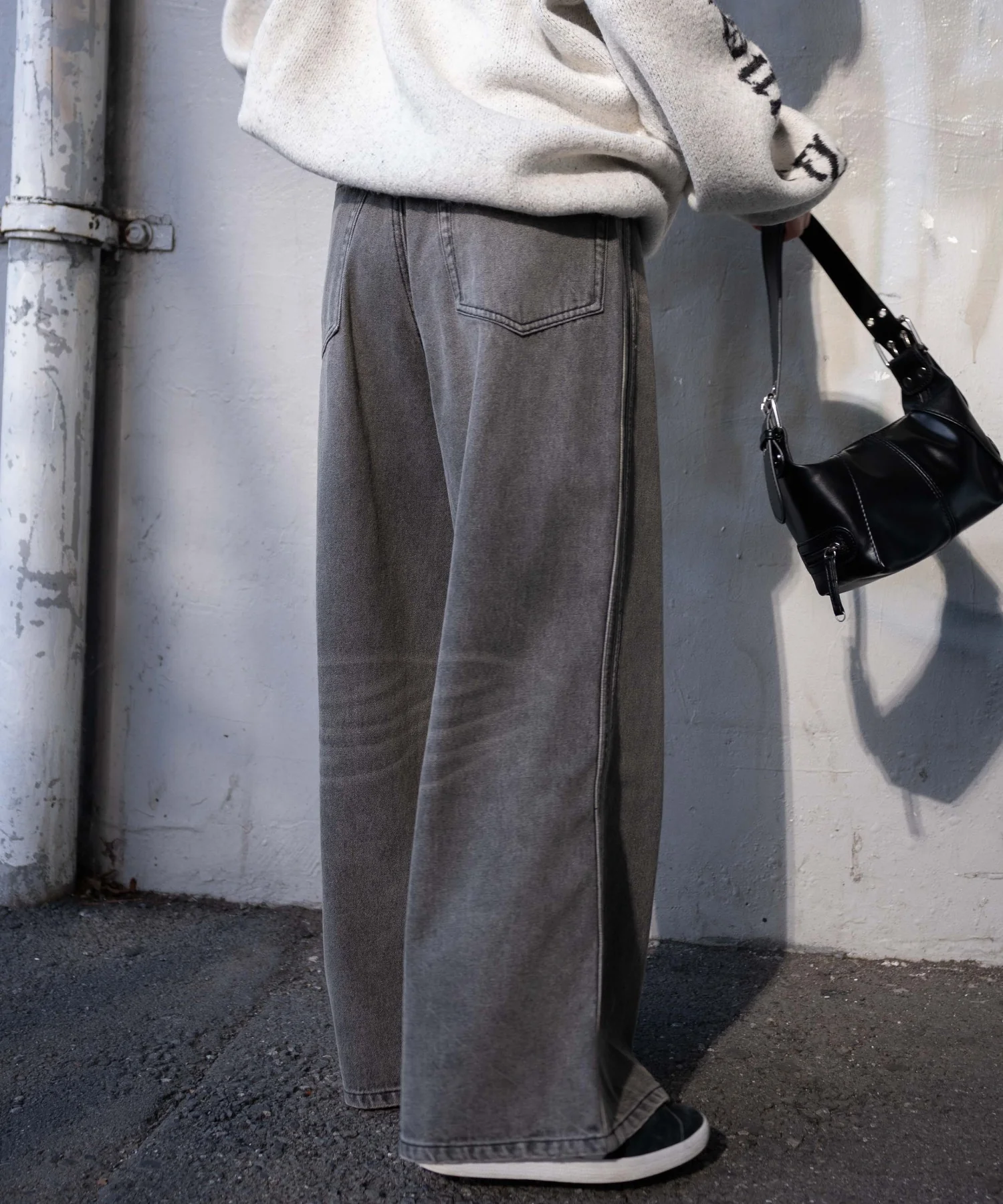 サイドラインワイドデニムパンツ - Image 22