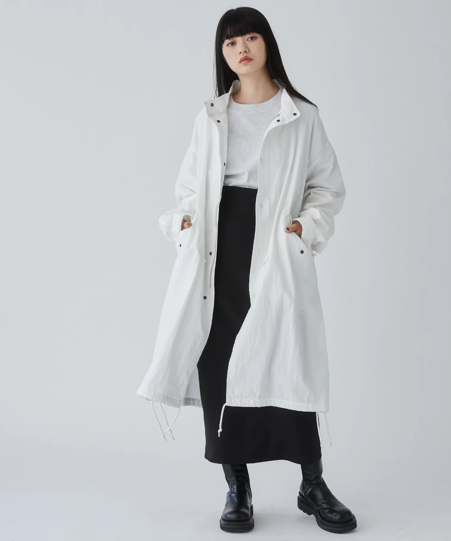 サイドスリットモッズコート - Image 12