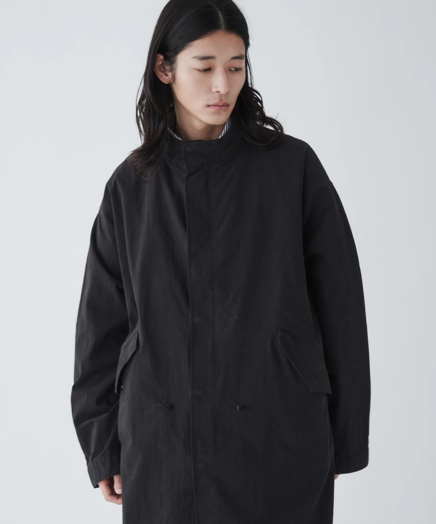 サイドスリットモッズコート - Image 3