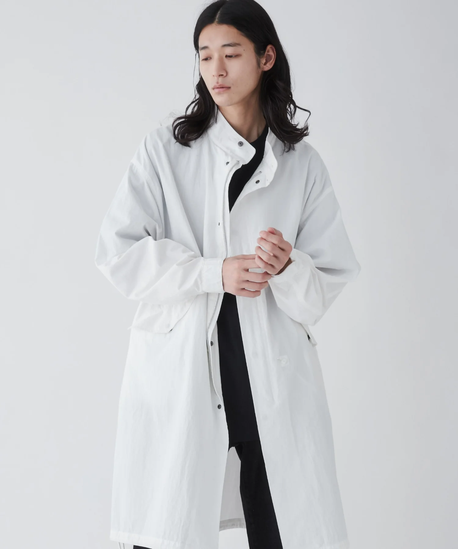 サイドスリットモッズコート - Image 38