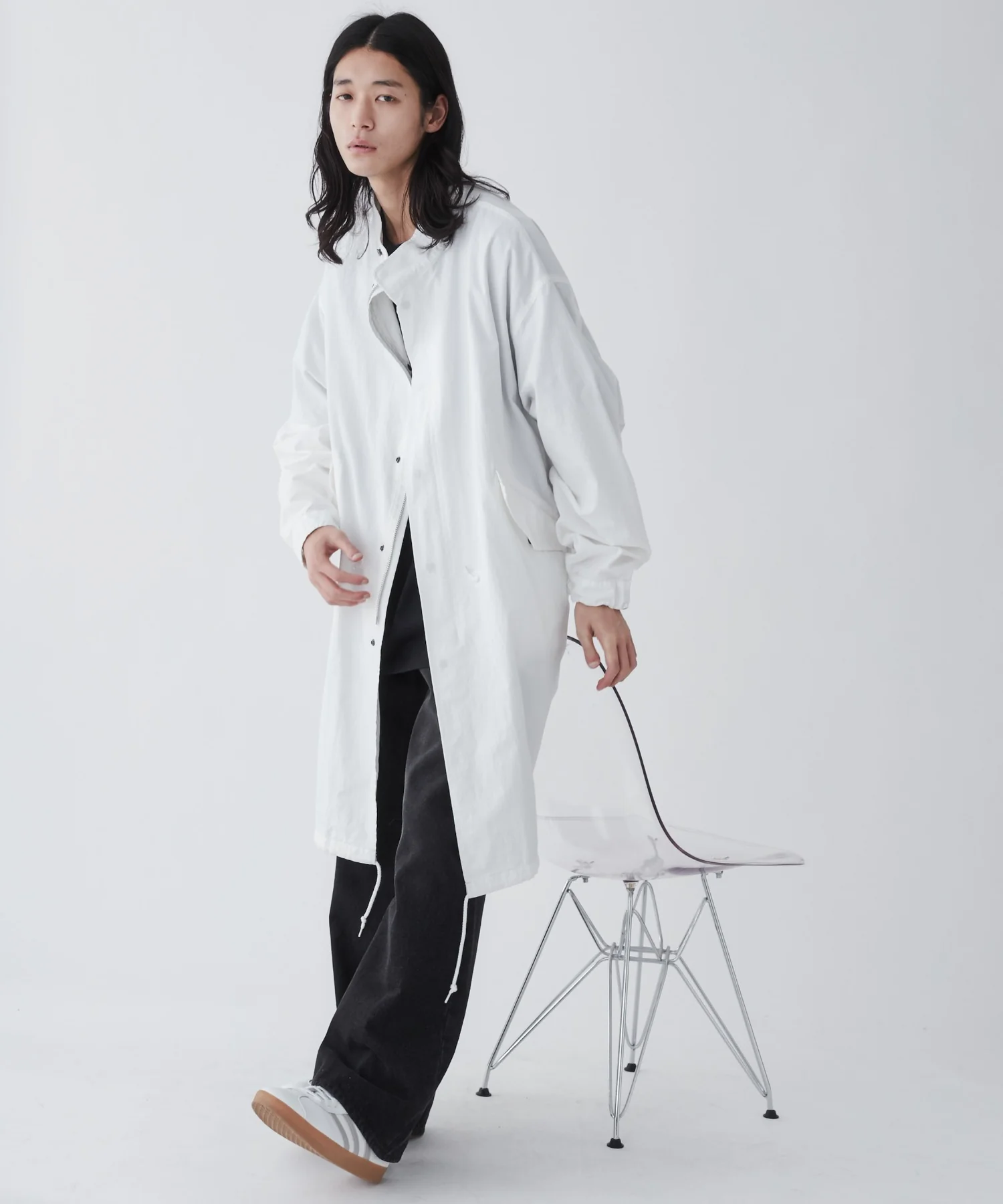 サイドスリットモッズコート - Image 39