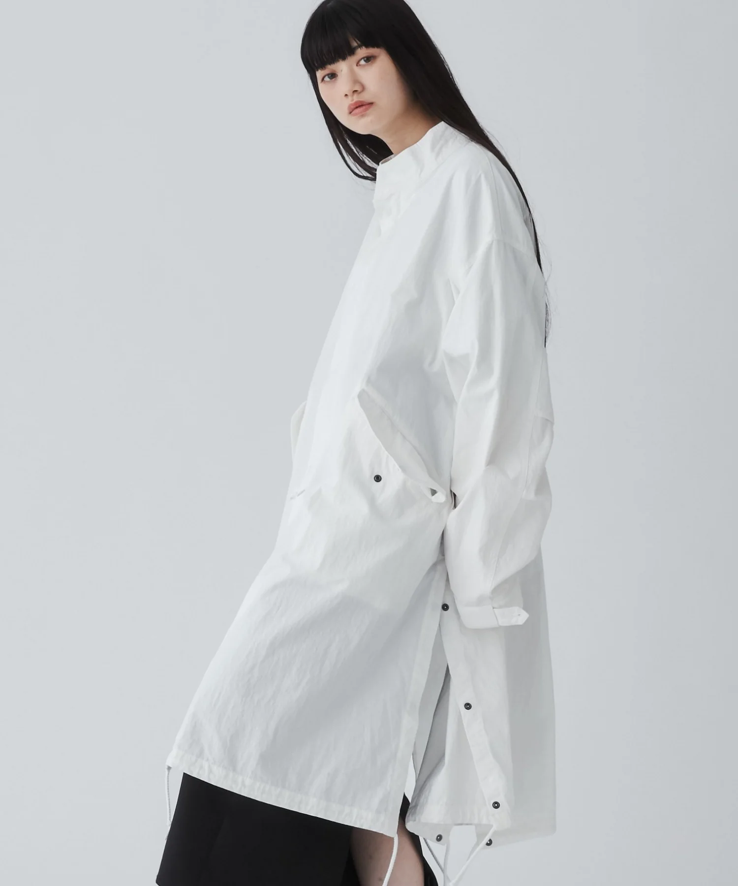 サイドスリットモッズコート - Image 41