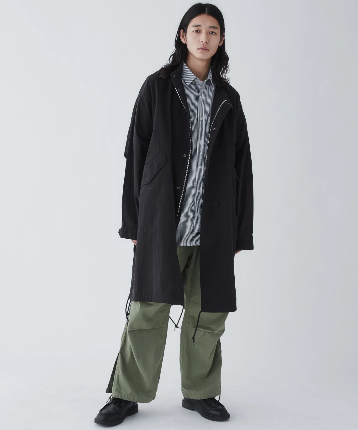 サイドスリットモッズコート - Image 45