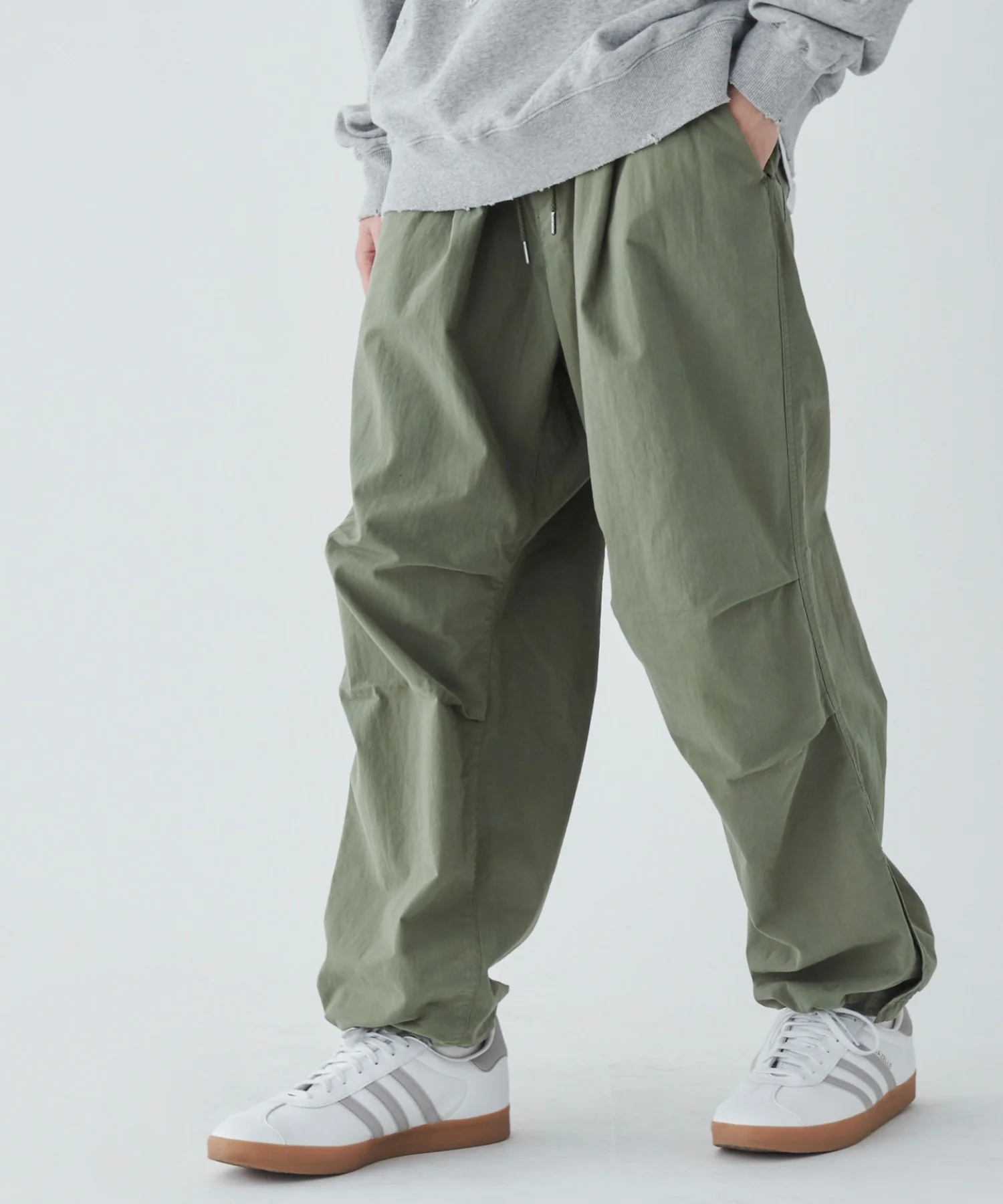 サイドスリットパラシュートパンツ - Image 20