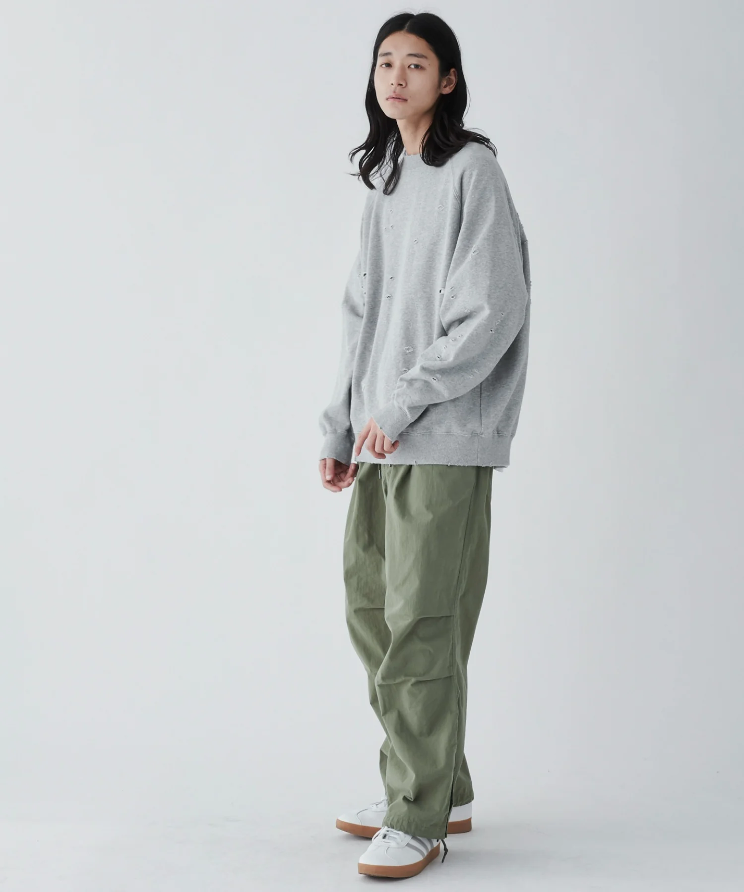 サイドスリットパラシュートパンツ - Image 21