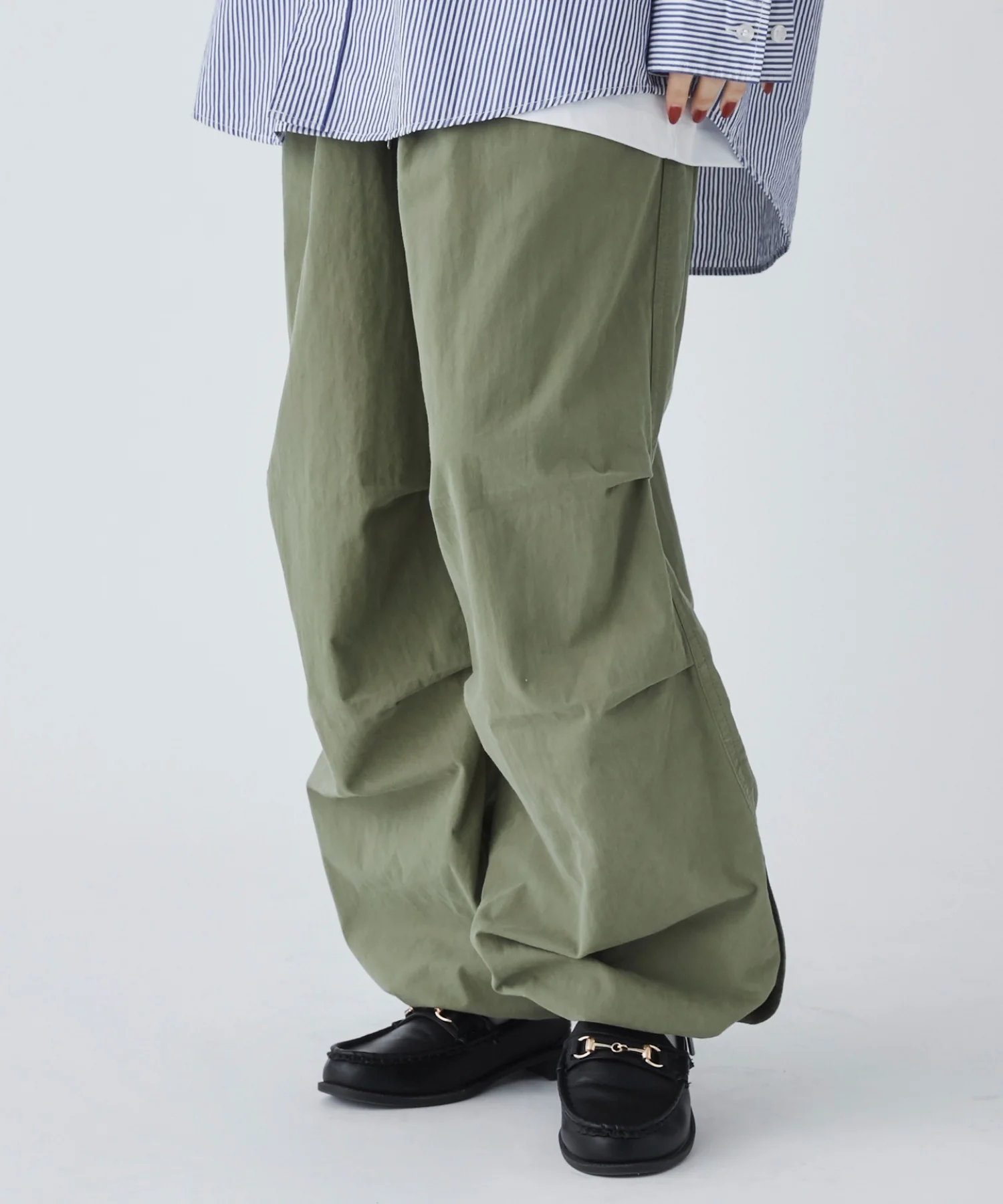 サイドスリットパラシュートパンツ - Image 23