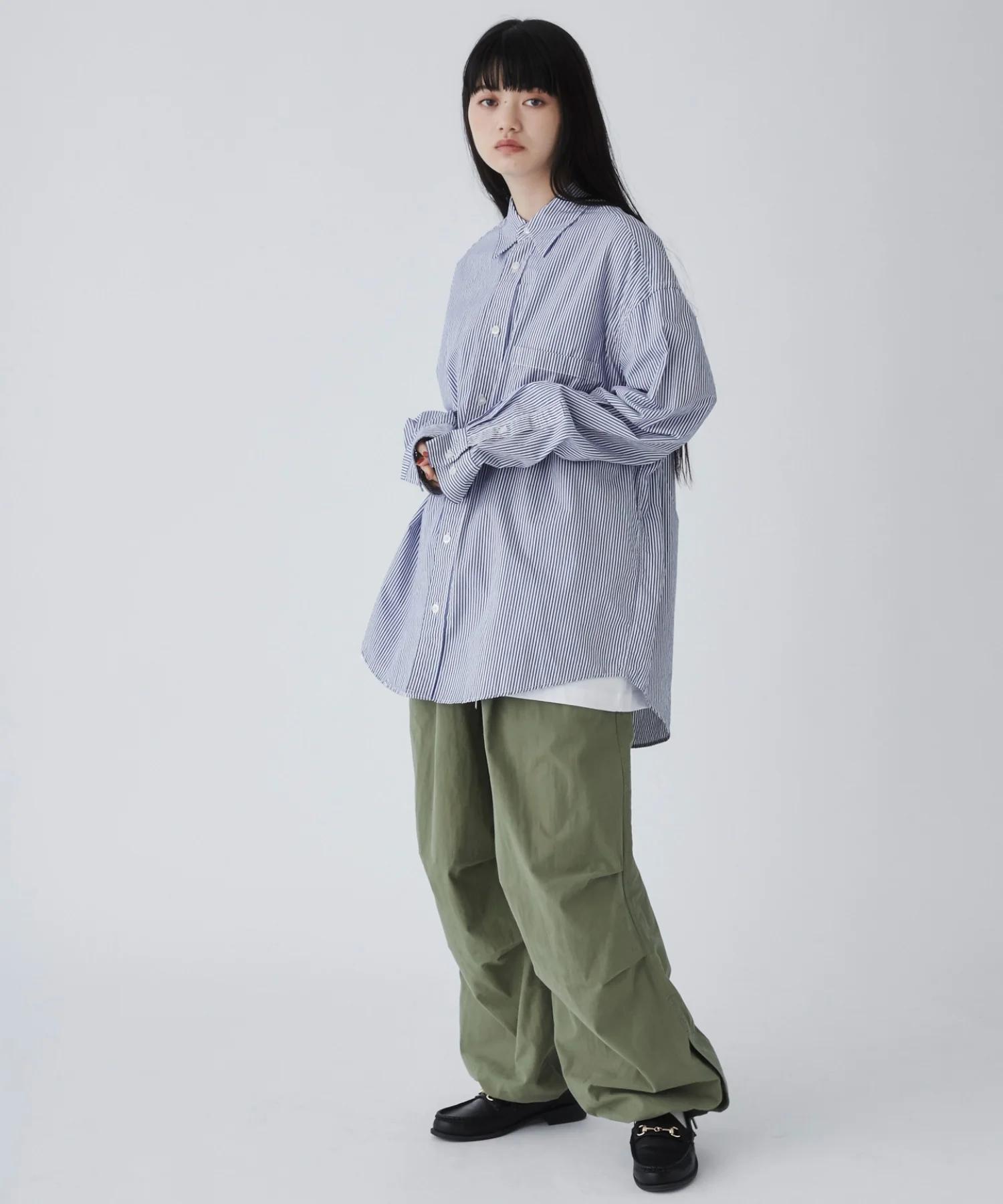 サイドスリットパラシュートパンツ - Image 24