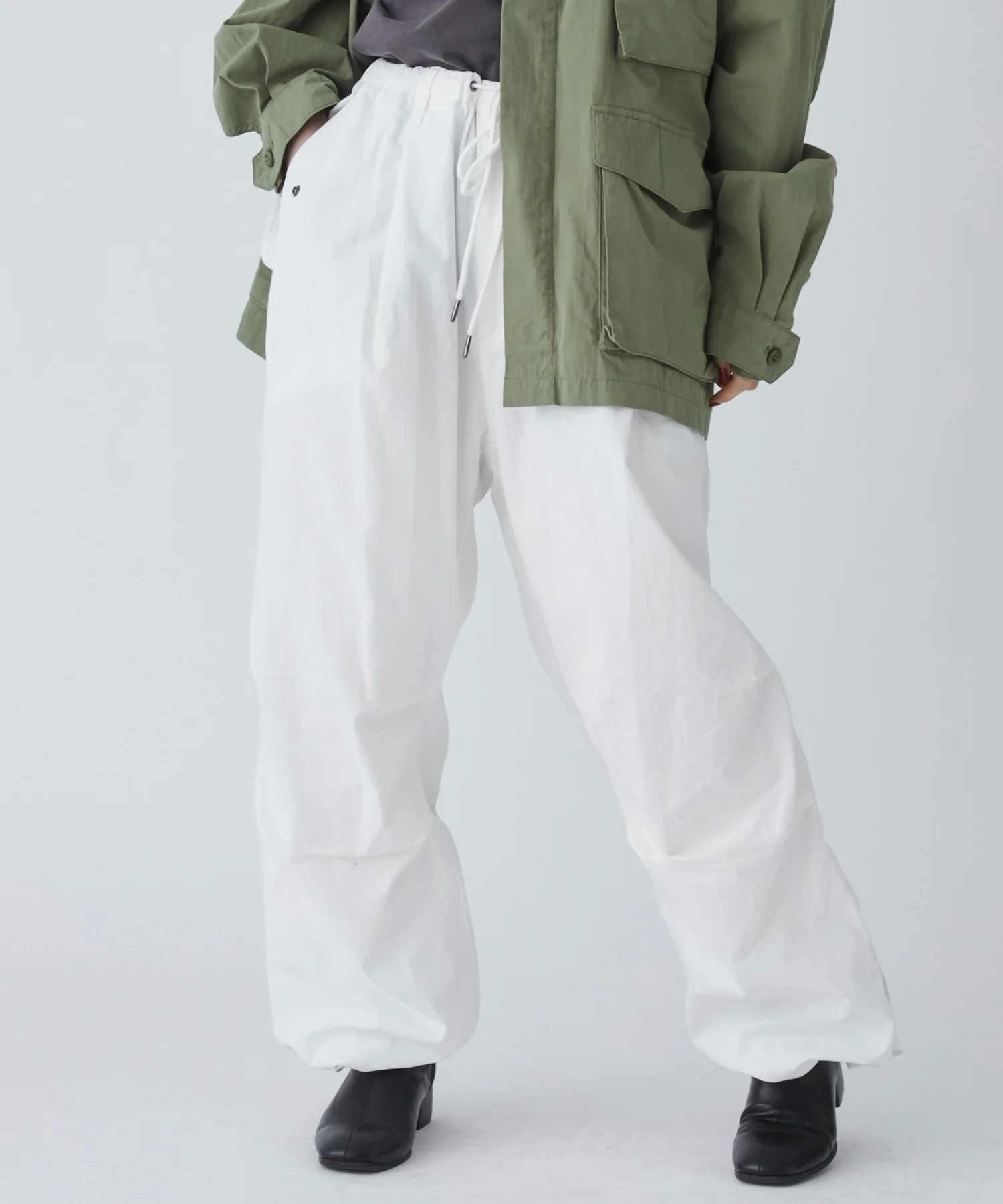 サイドスリットパラシュートパンツ - Image 29