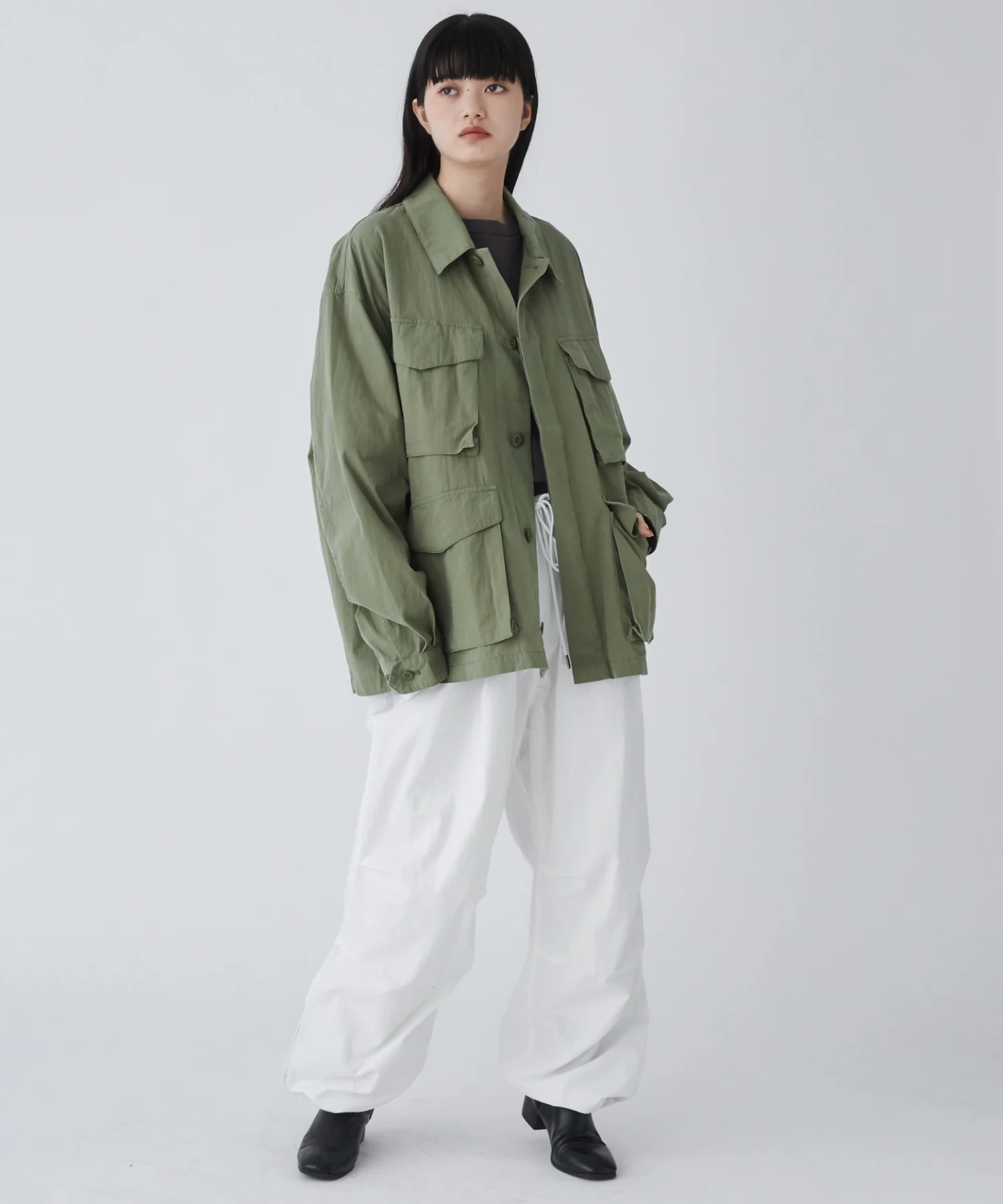 サイドスリットパラシュートパンツ - Image 31